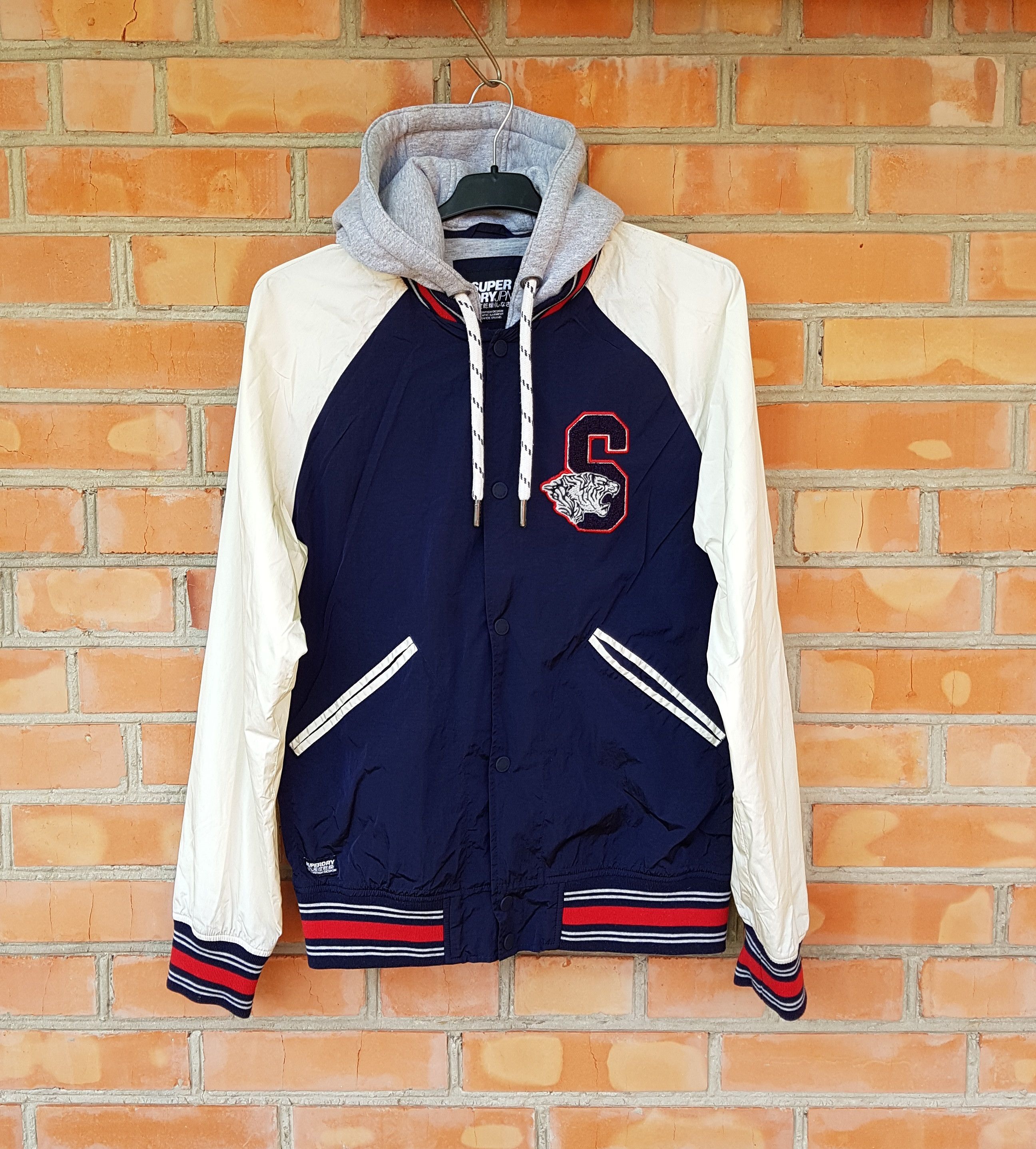 Superdry Superdry College Varsity Bomber Windbreaker Jacket Size US M / EU 48-50 / 2 - 1 Thumbnail