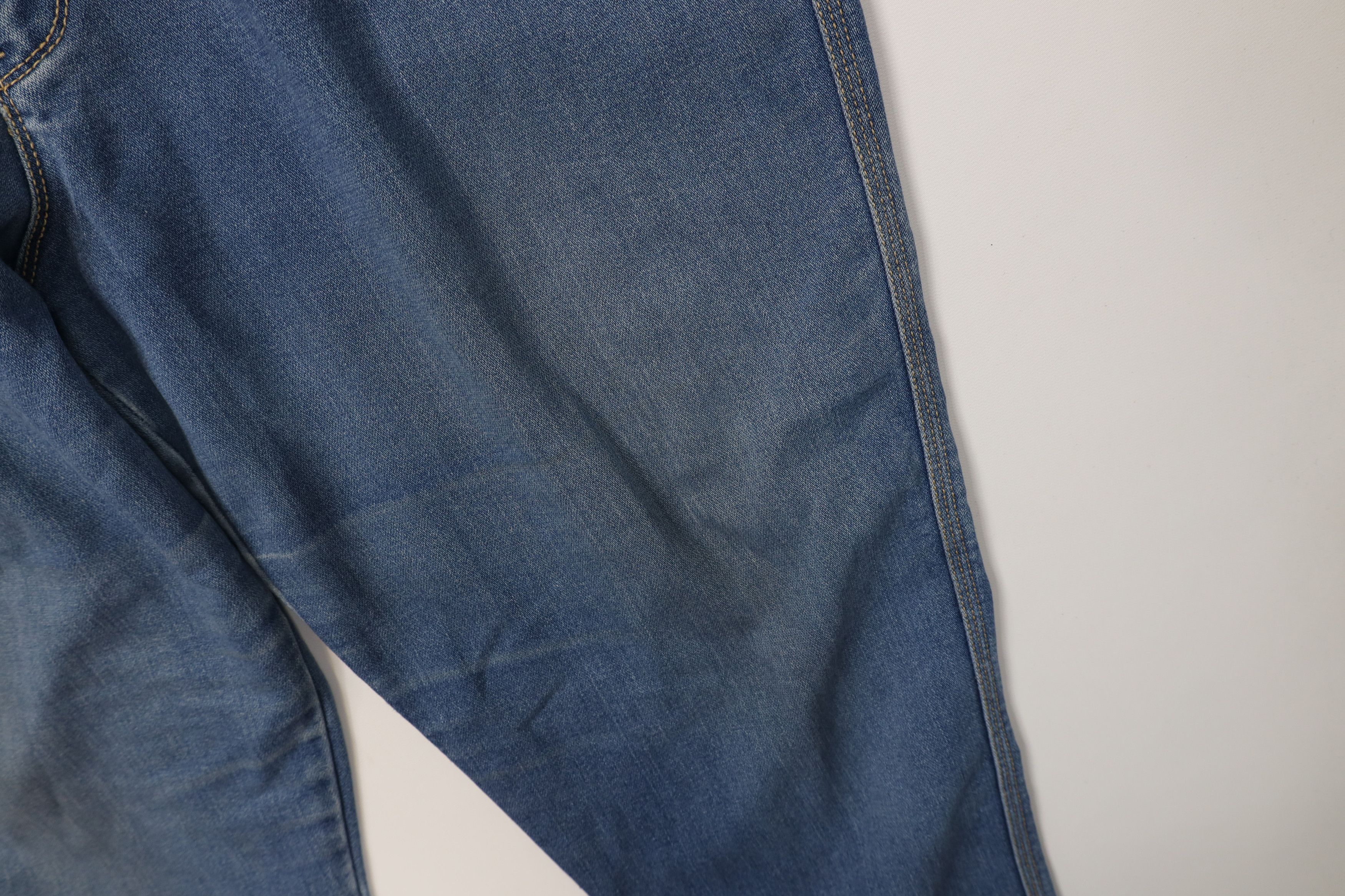 Vintage Vintage 90s Streetwear Stretch Tapered Leg Denim Jeans Size 38" / US 16 / IT 52 - 7 Thumbnail