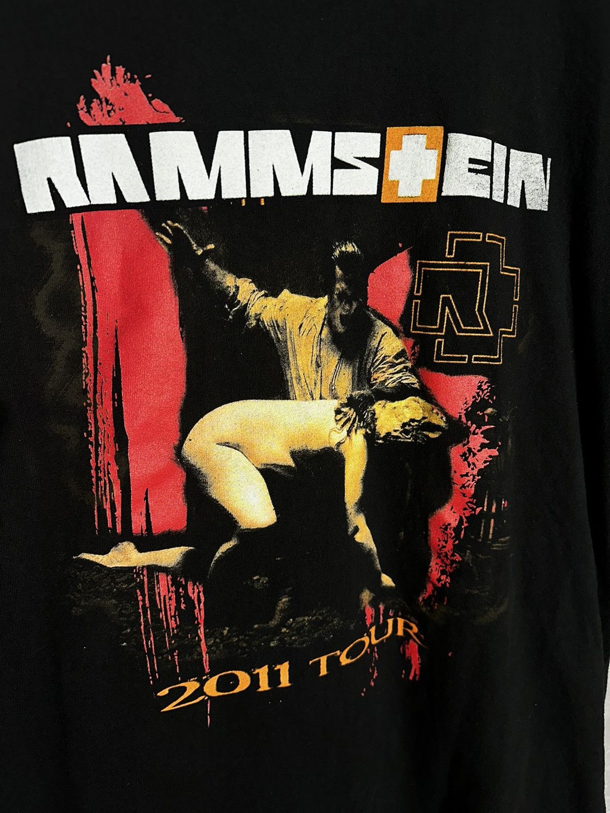 Vintage Rammstein Tour Tee Size US XL / EU 56 / 4 - 2 Thumbnail