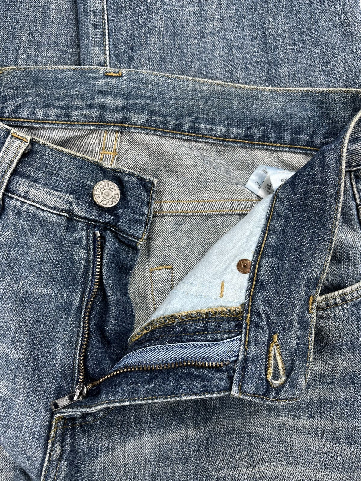 Gucci Gucci Tom Ford Vintage Lightwash Faded Blue Denim Jeans Size US 28 / EU 44 - 8 Thumbnail