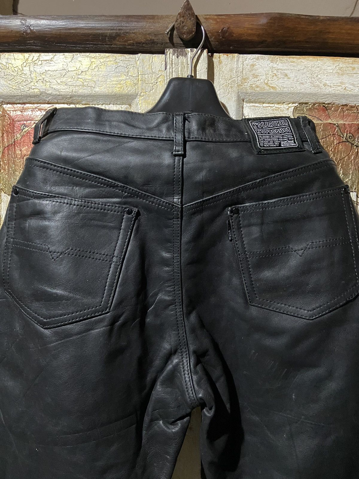 Kadoya RARE KADOYA japan leather black pants size 31 Size US 31 - 14 Thumbnail