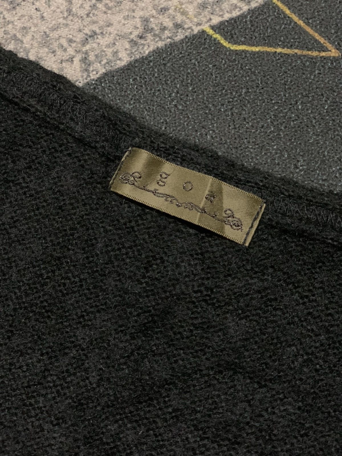 14th Addiction × If Six Was Nine × Japanese Brand 💥Archive💥GOA Wool Knit Long Sweater Wide Arm Rare 💥💥 Size ONE SIZE - 3 Thumbnail