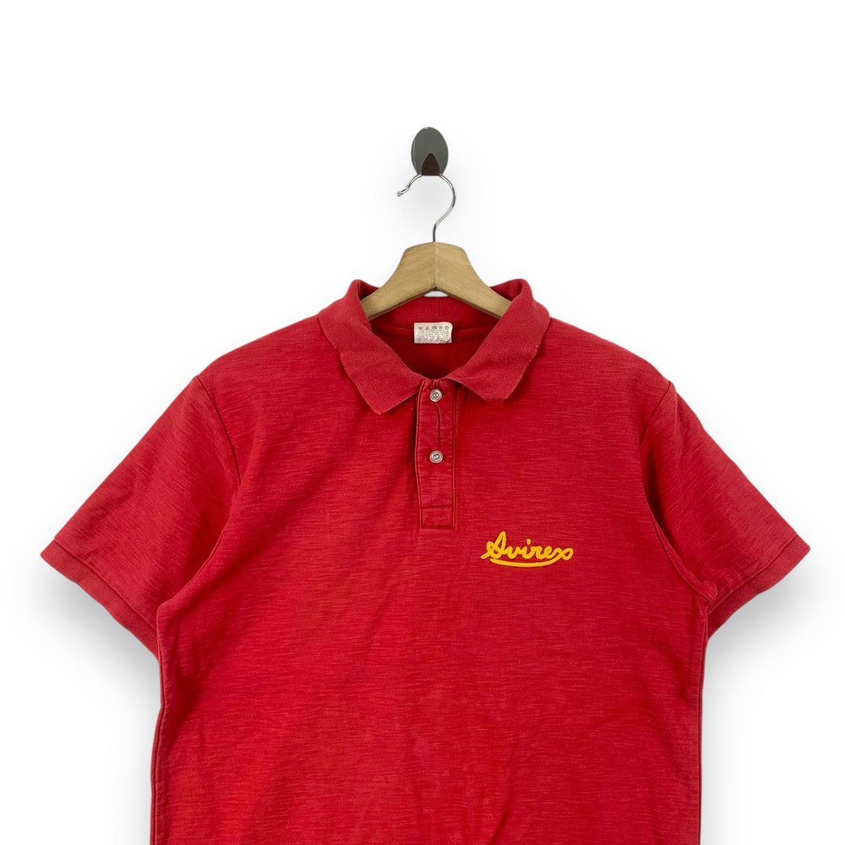 Avirex AVIREX AVIATOR SUPPLY Aero Rodeo Club Polo Tee Shirt Size L / US 10 / IT 46 - 4 Thumbnail