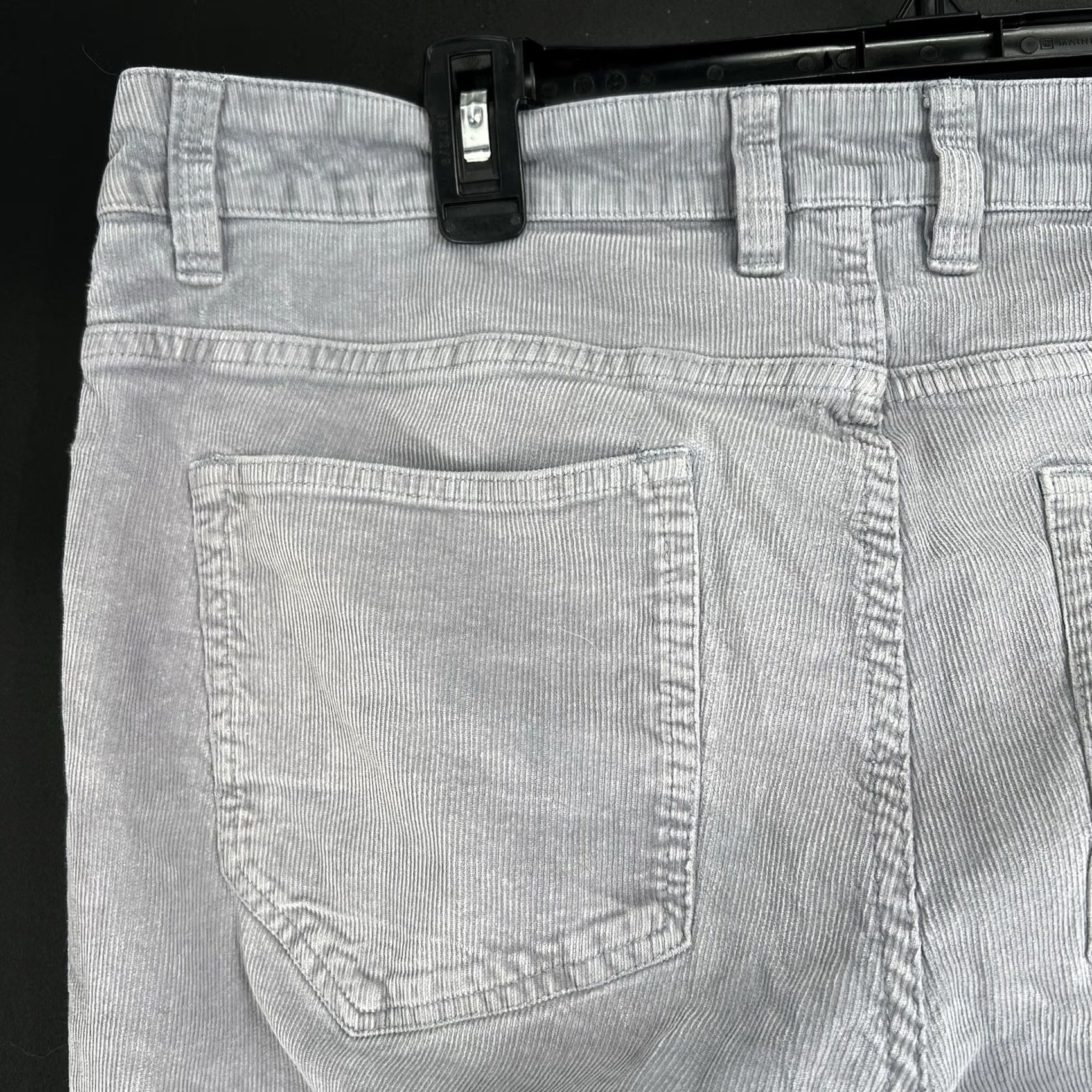 Vintage Stio Pants Mens 34x30 Gray Corduroy Rivet Cord Stretch Straight Chino Regular 5-Pocket Logo Wearable Mens Size US 34 / EU 50 - 7 Thumbnail