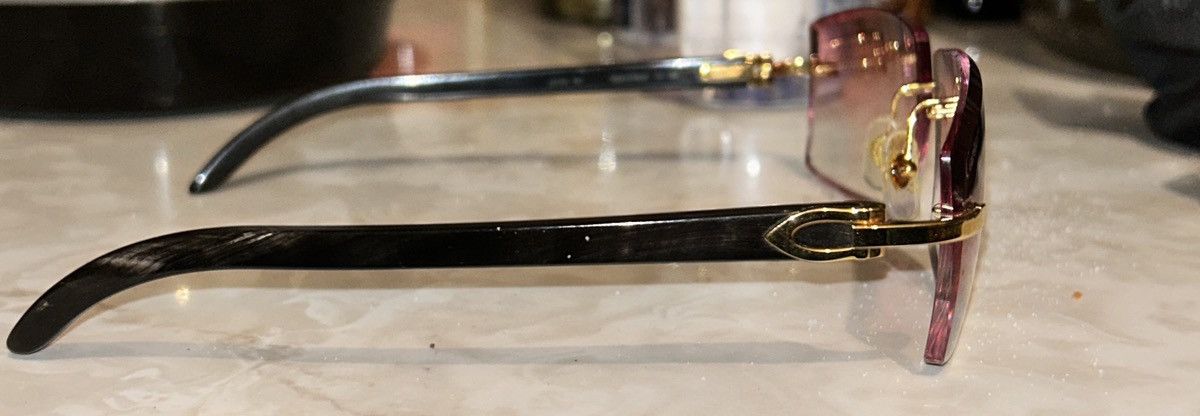 Cartier Cartier Buffalo Horn C Décor Sunglasses – Rare Buffs Size ONE SIZE - 24 Thumbnail