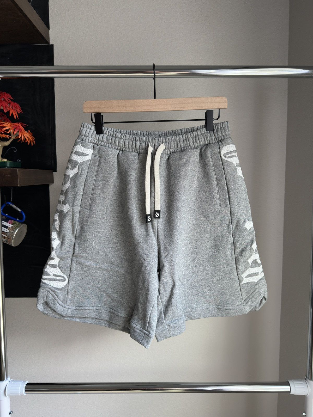 Godspeed Courtside Logo Shorts Grey Size US 38 / EU 54 - 1 Thumbnail