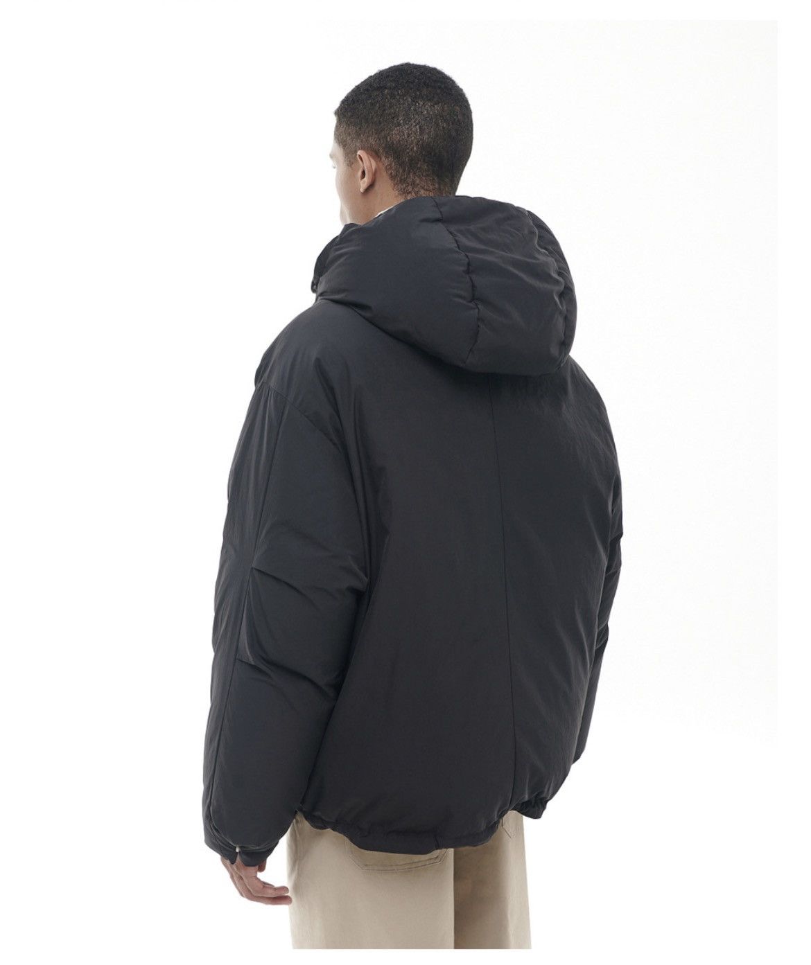 POST ARCHIVE FACTION (PAF) BESLOW Oversized M65 Hood Short Down Parka Jacket Black Size US M / EU 48-50 / 2 - 19 Thumbnail