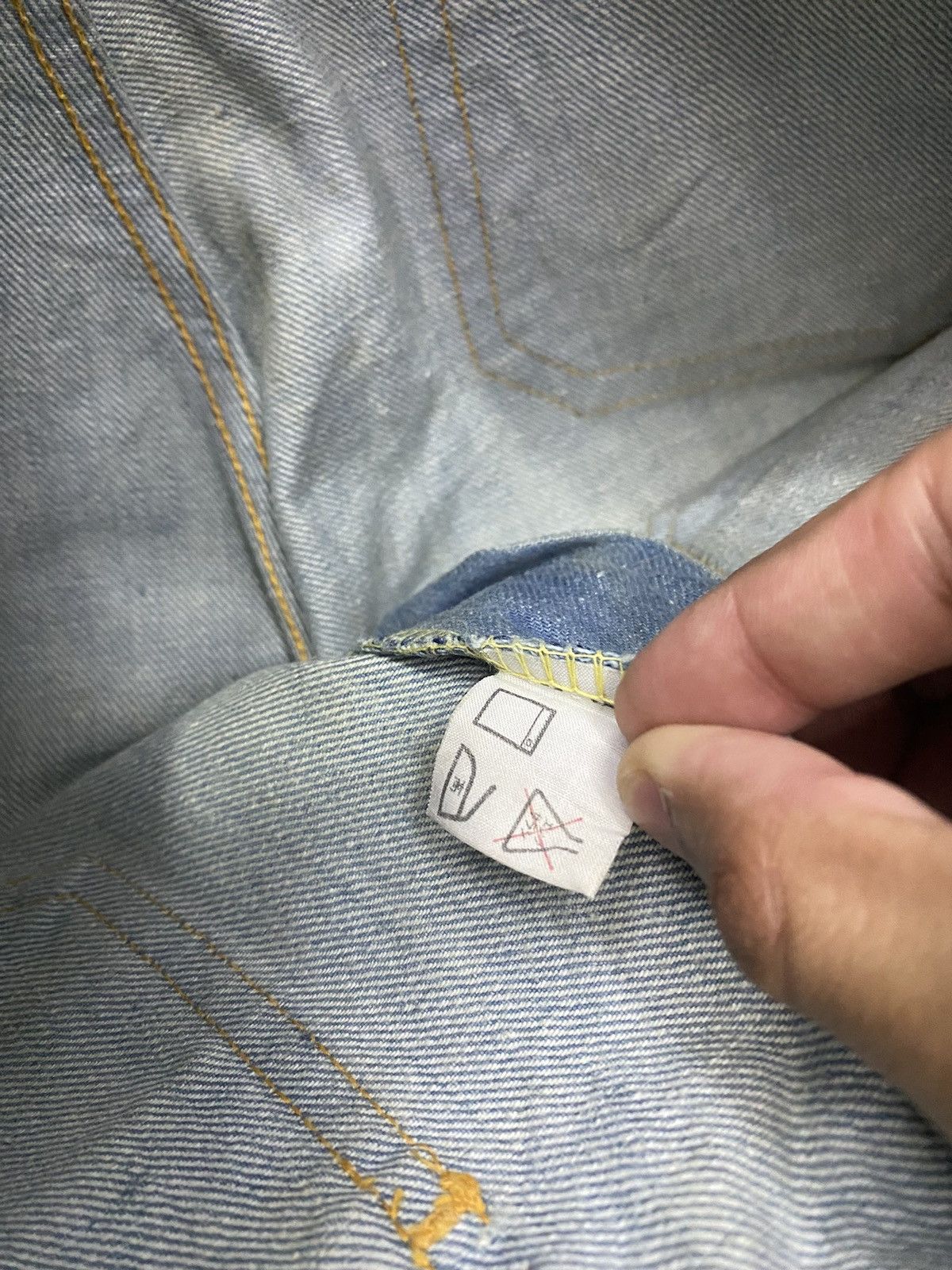 If Six Was Nine 🔥SUPER FLARE DISTRESS DENIM BUSH JEANS WRANGLER JAPAN RUSTY Size 27" / US 4 / IT 40 - 9 Thumbnail