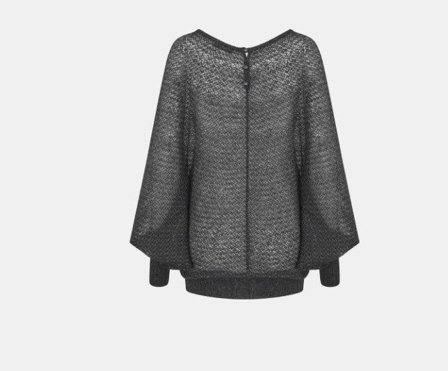 Dior o1w1db10425 444S41AM Loose-Fit Top in Black Size XS / US 0-2 / IT 36-38 - 2 Thumbnail