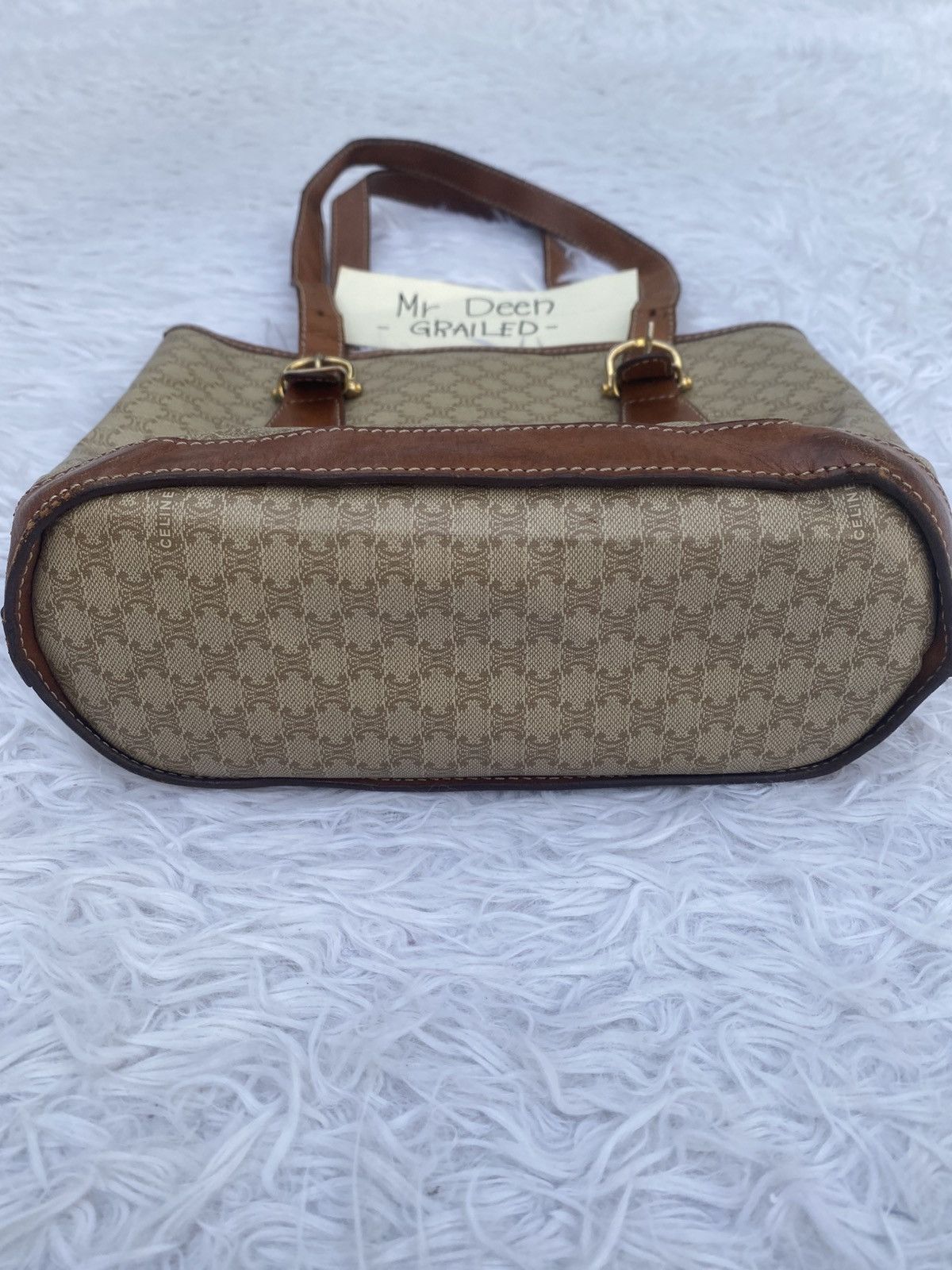 Celine Rare CELINE Monogram Handle Bag Size ONE SIZE - 21 Thumbnail