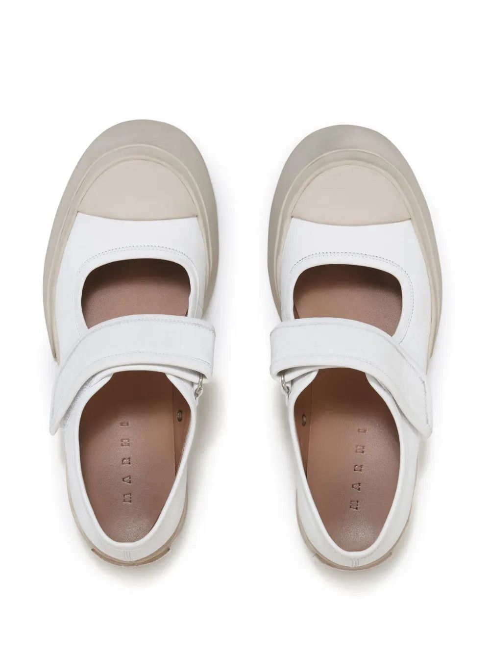 Marni o1y1025 Ballet Flats in White Size US 10 / IT 40 - 5 Thumbnail