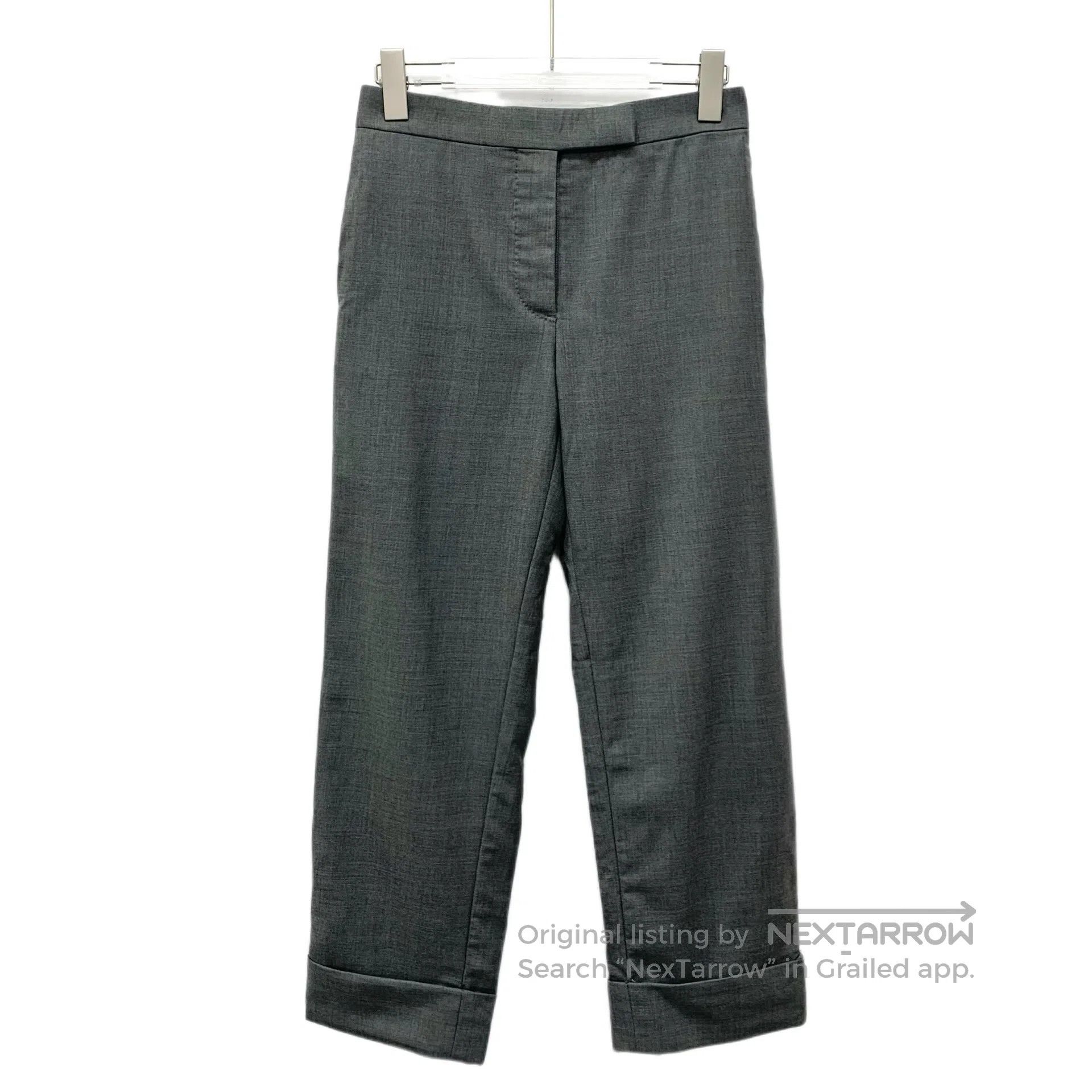 Thom Browne Thom Browne Gray Wool Casual Suit Pants| Size US 38 / EU 54 - 1 Thumbnail