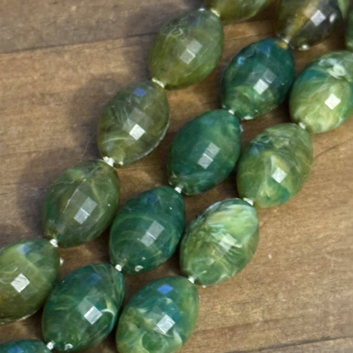 Vintage Vintage green beaded layered necklace Size ONE SIZE - 3 Thumbnail