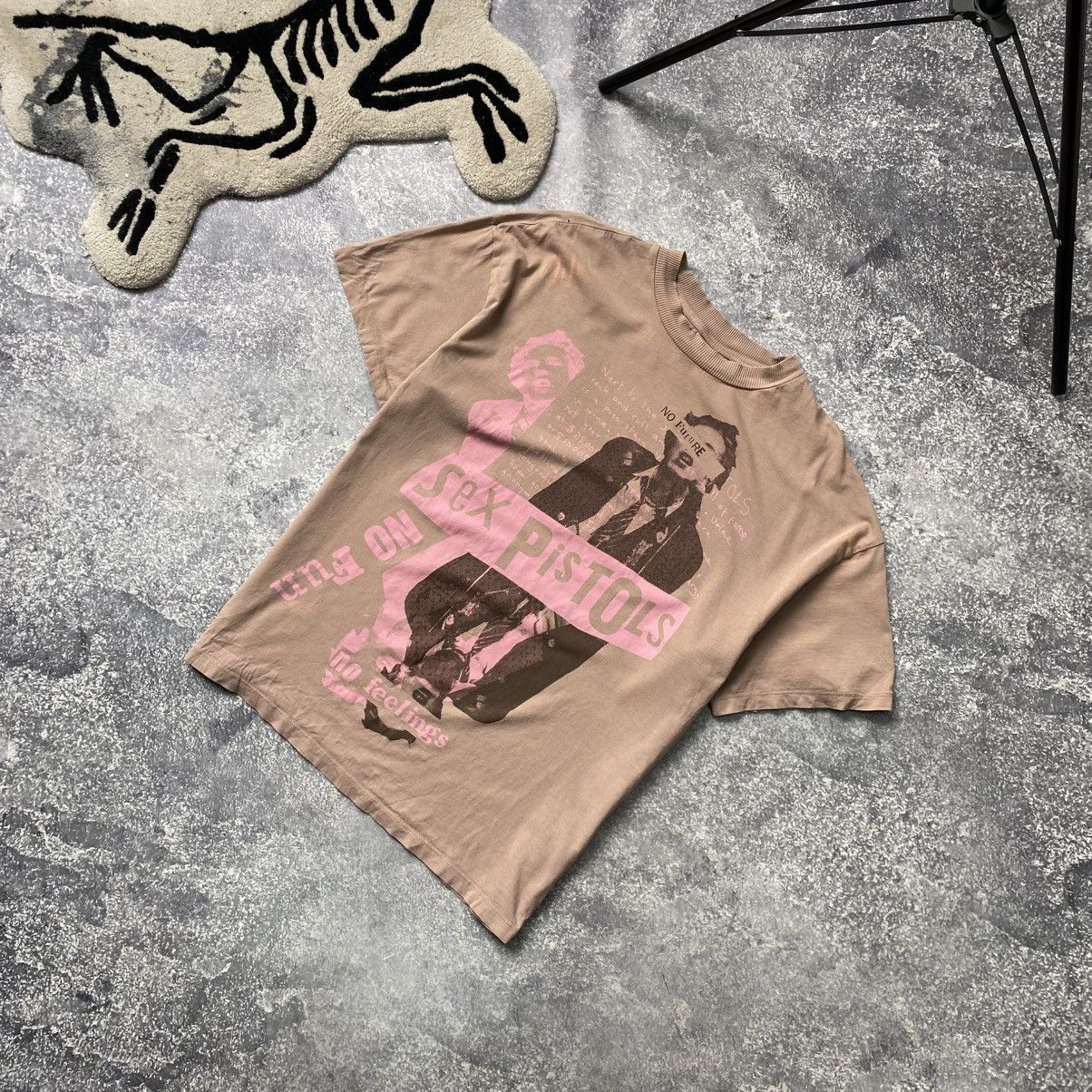 Band Tees × Vintage Vintage Sex Pistols No Future Big Logo rock band tee Size US M / EU 48-50 / 2 - 1 Thumbnail