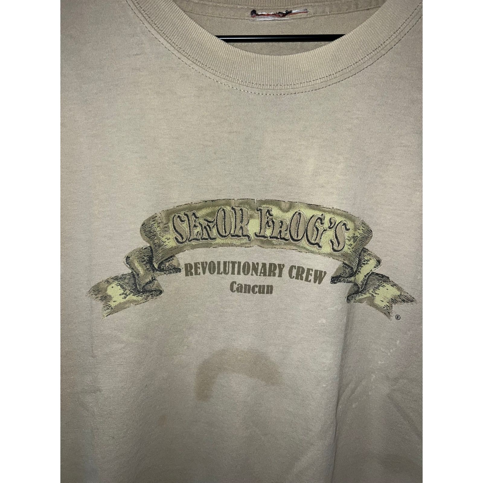 Vintage Vintage Senor Frogs Shirt Frogmiliano Zapata & Crew Stained Size US XL / EU 56 / 4 - 3 Thumbnail