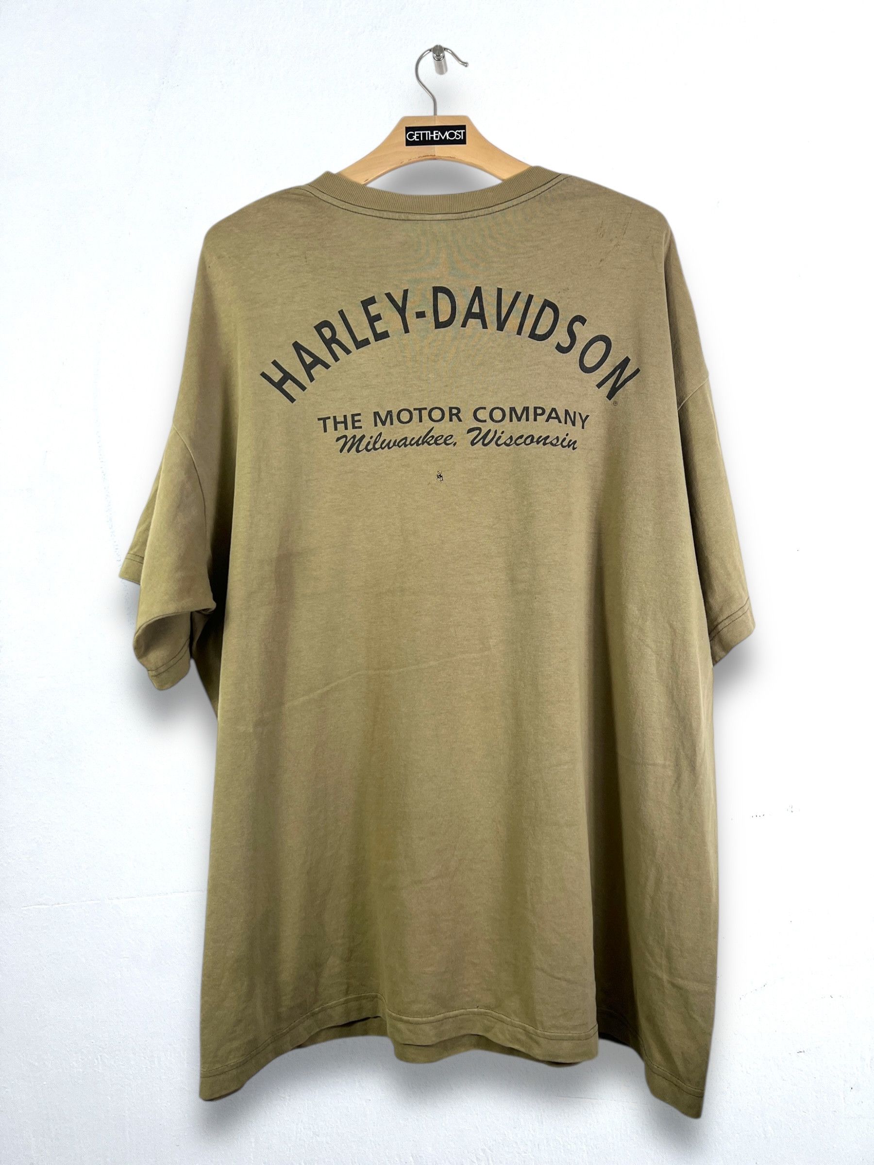 Harley Davidson No.5194 Vintage Harley-Davidson Graphic Tee Size US XXL / EU 58 / 5 - 10 Thumbnail