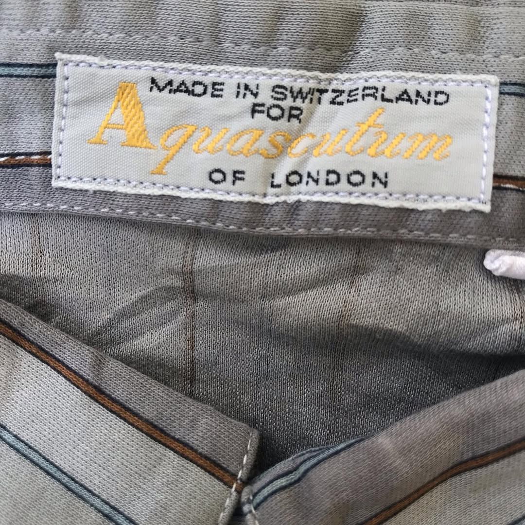 Aquascutum Aquascutum of london Silk Shirt Long Sleeve Swissmade Size US M / EU 48-50 / 2 - 2 Thumbnail