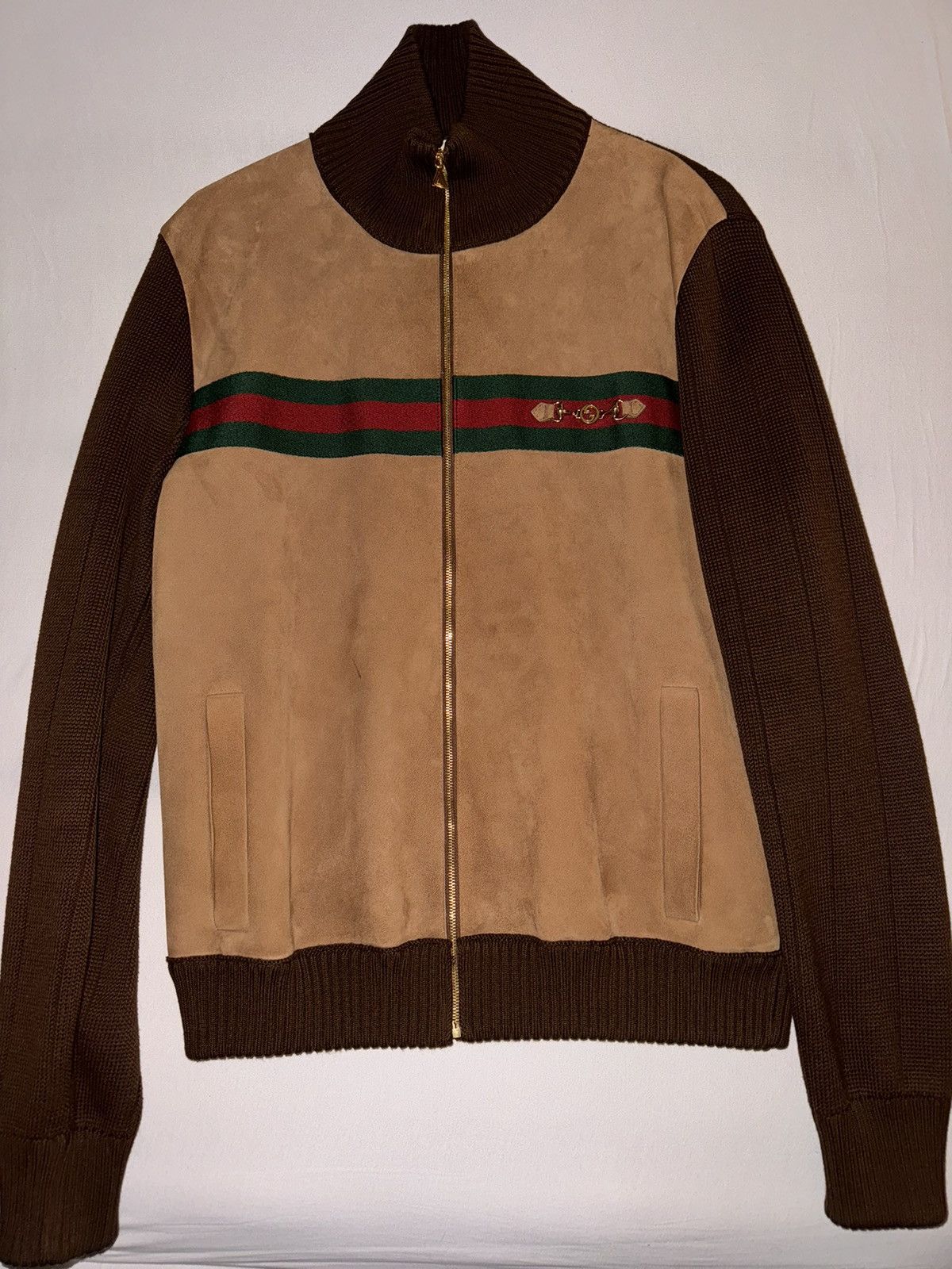 Gucci GUCCI SUEDE JACKET Size US S / EU 44-46 / 1 - 2 Thumbnail
