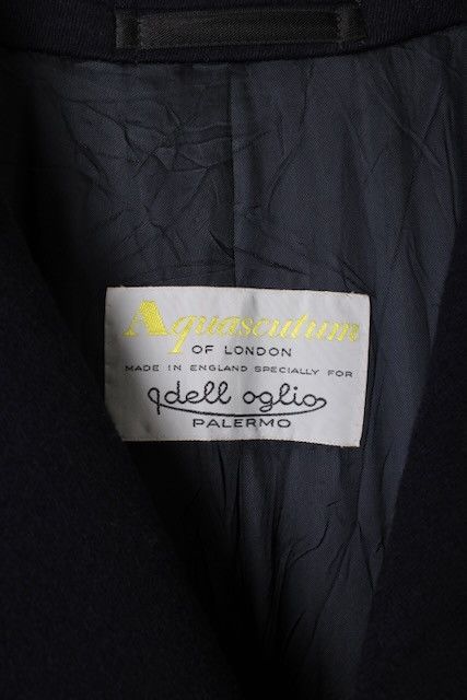 Aquascutum AQUASCUTUM VINTAGE WOOL COAT NAVY BLUE 46 LARGE XL Size US XL / EU 56 / 4 - 3 Thumbnail