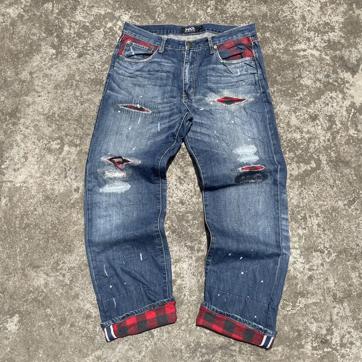 Other Okayama 15oz Raw Black Pleated Japanese Selvedge Denim Pants