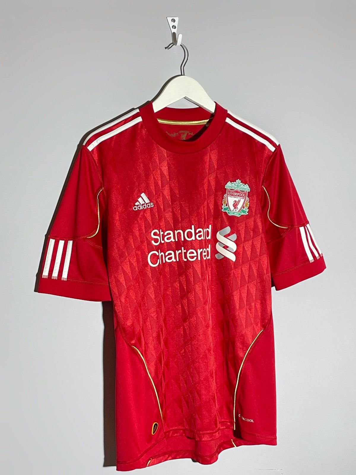 Adidas Liverpool FC Adidas 2010/11 Home Y2k Football Shirt Size US M / EU 48-50 / 2 - 2 Thumbnail