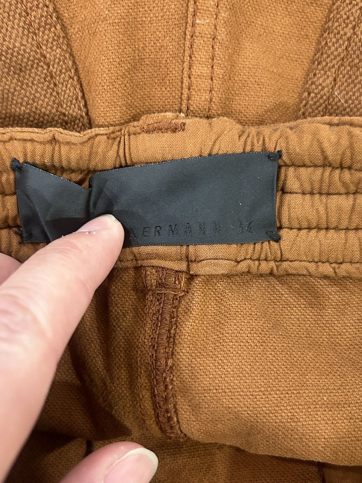 Haider Ackermann Layered Reconstructed Linen Pants Size US 28 / EU 44 - 7 Thumbnail