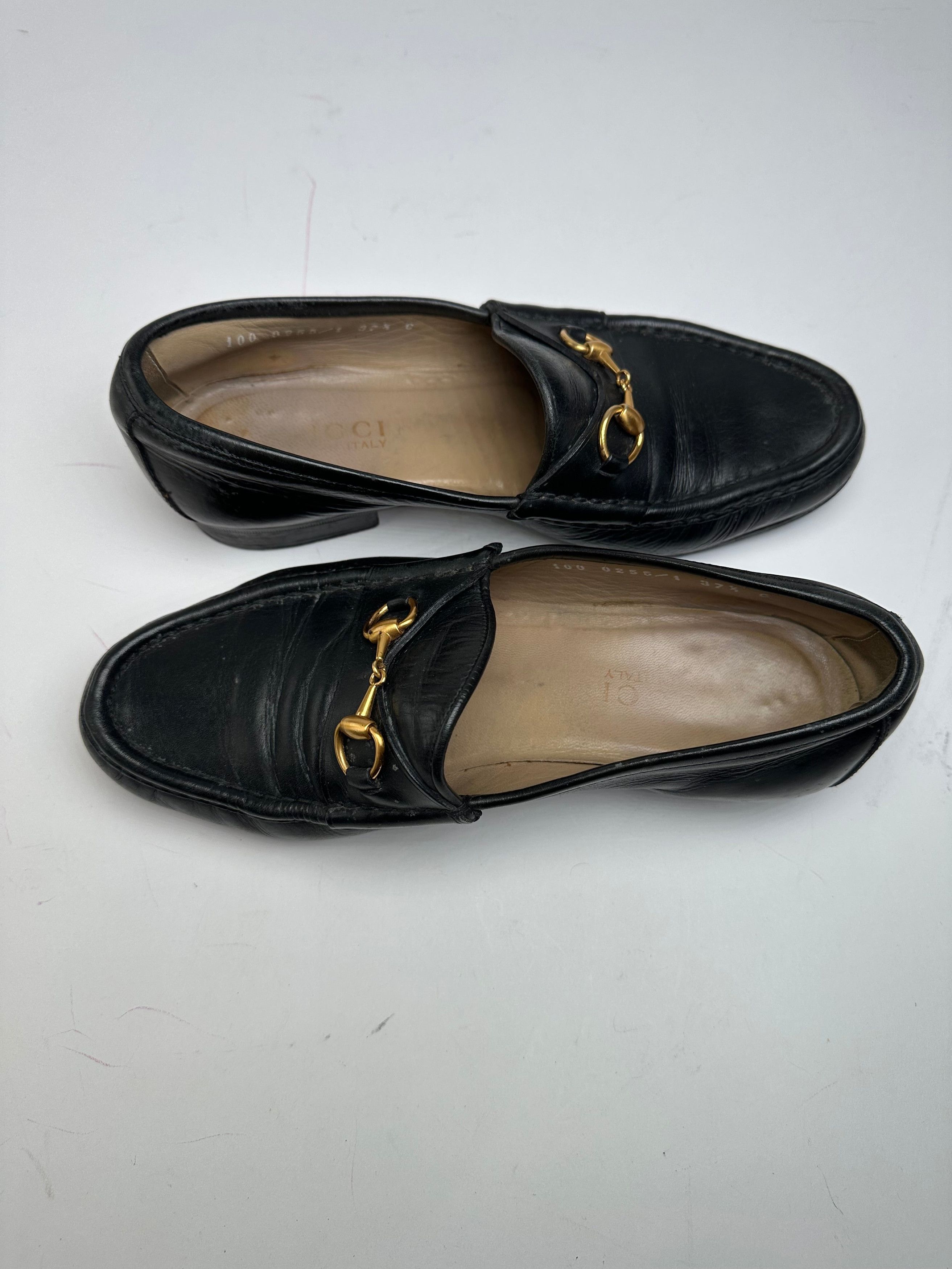 Gucci Vintage Leather Horsebit Loafer 37,5 Size US 6.5 / IT 36.5 - 1 Thumbnail