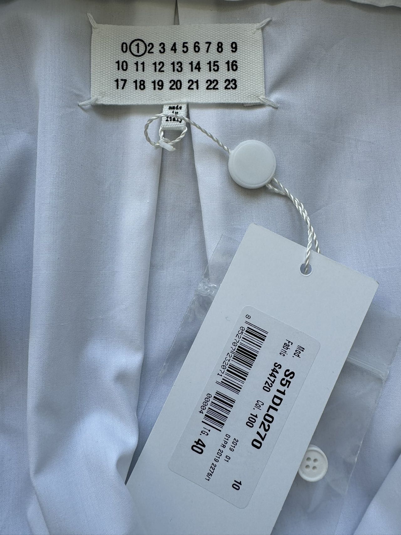 Maison Margiela Maison Margiela Cotton Polyester Button-Down Shirt Size M / US 6-8 / IT 42-44 - 6 Thumbnail