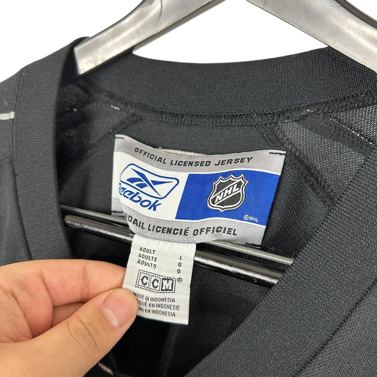 NHL × Reebok Mens Pittsburgh Penguins Gordie Robert’s NHL Jersey Size US L / EU 52-54 / 3 - 8 Thumbnail