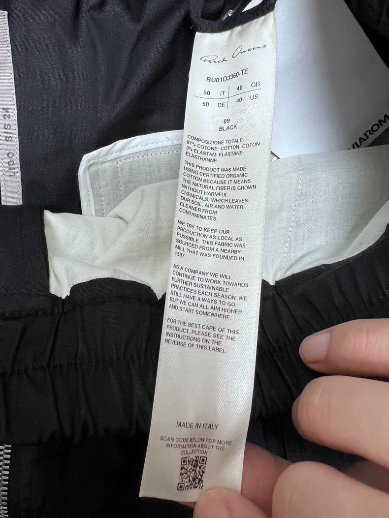 Rick Owens Rick Owens Cotton shorts-2506 Size US 34 / EU 50 - 4 Thumbnail
