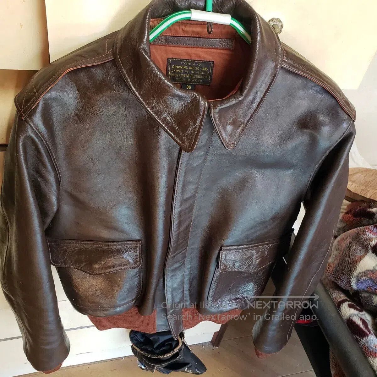 The Real McCoy's the real mccoy's a2 leather jacket. Size US S / EU 44-46 / 1 - 7 Thumbnail