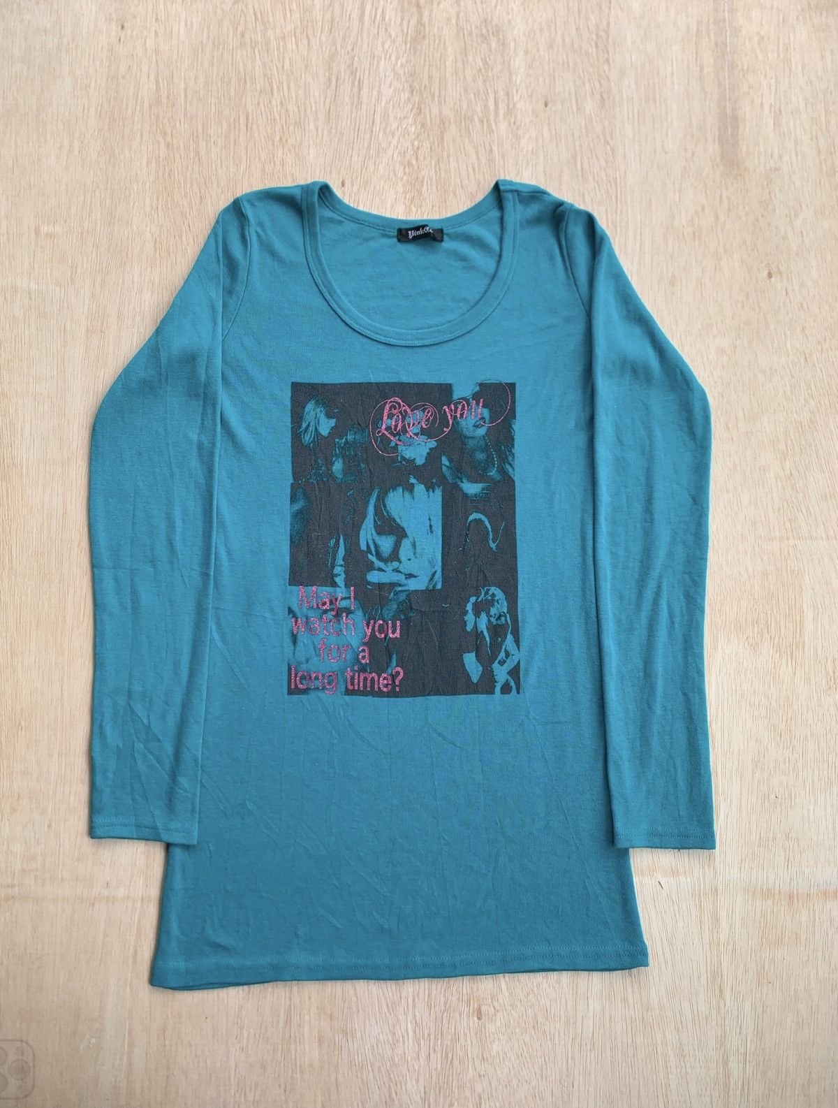 Hysteric Glamour × If Six Was Nine × Japanese Brand Pink cat Phototee Ifsixwasnine style Longsleeve Size M / US 6-8 / IT 42-44 - 1 Thumbnail