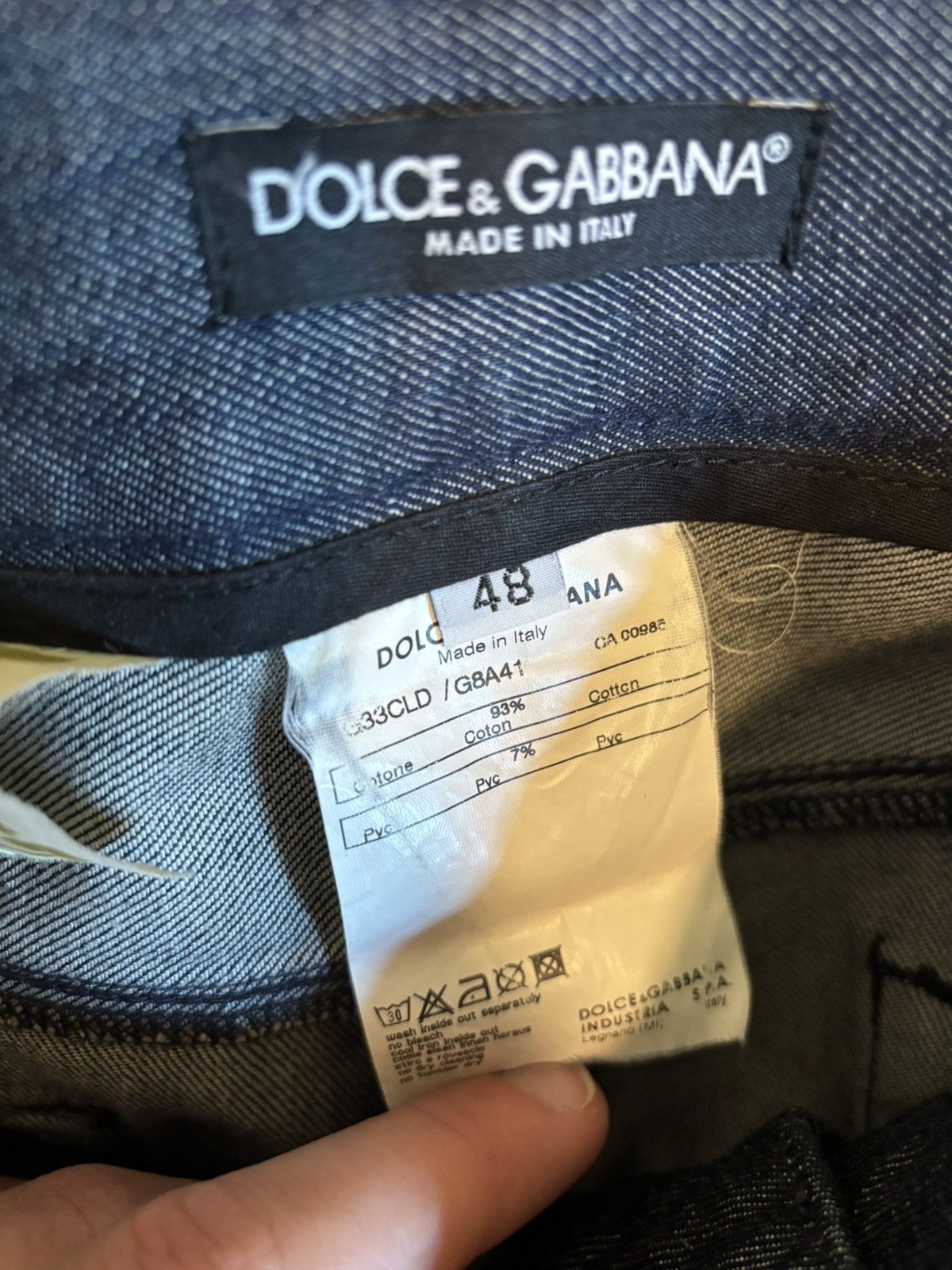 Dolce & Gabbana Duct tape slim fit jeans (SS08) Size US 32 / EU 48 - 5 Thumbnail