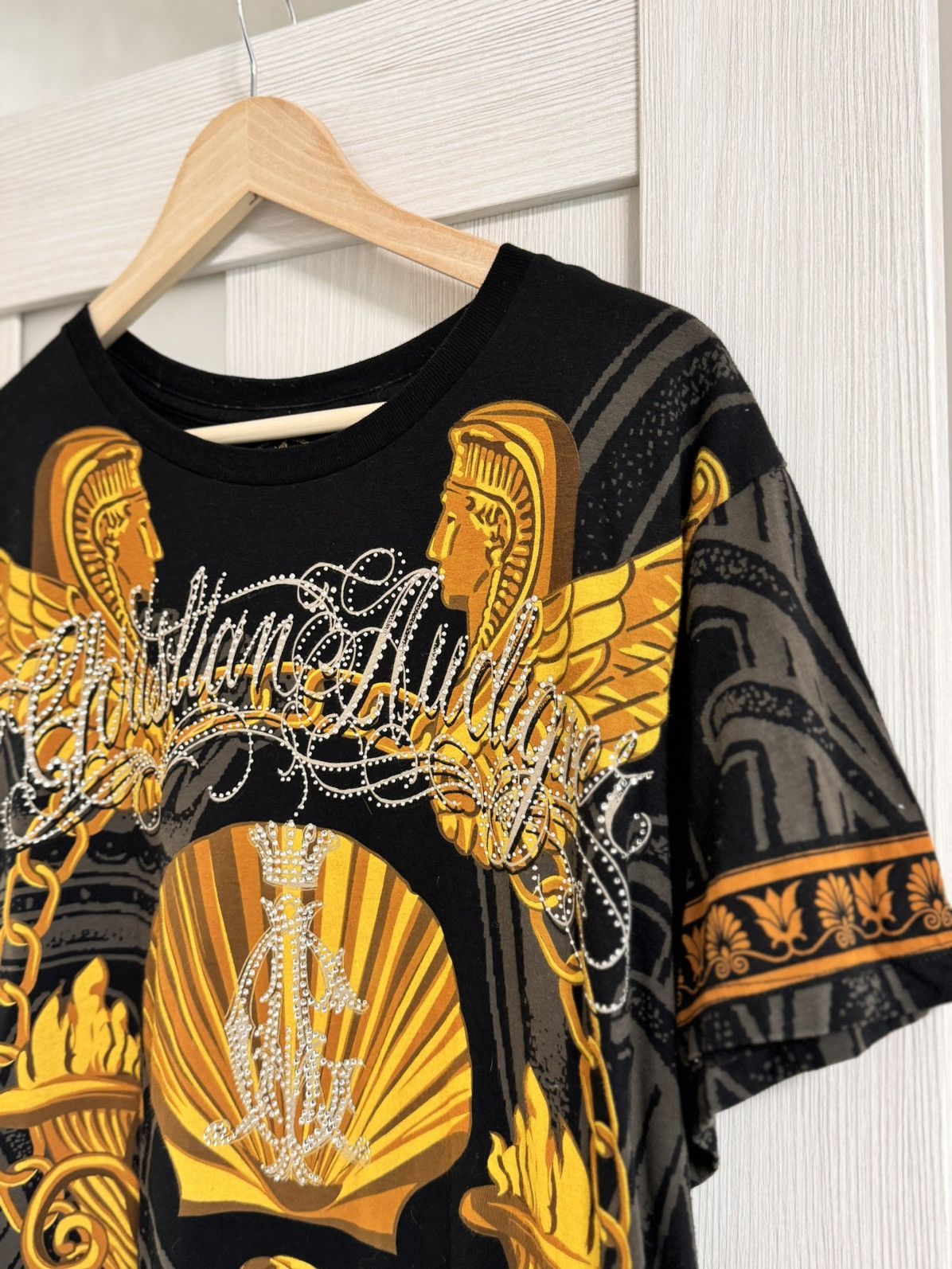 Christian Audigier × Ed Hardy × Vintage Hardy Tee Pantera Logo Y2K Christian Audigier Size L Size US L / EU 52-54 / 3 - 6 Thumbnail