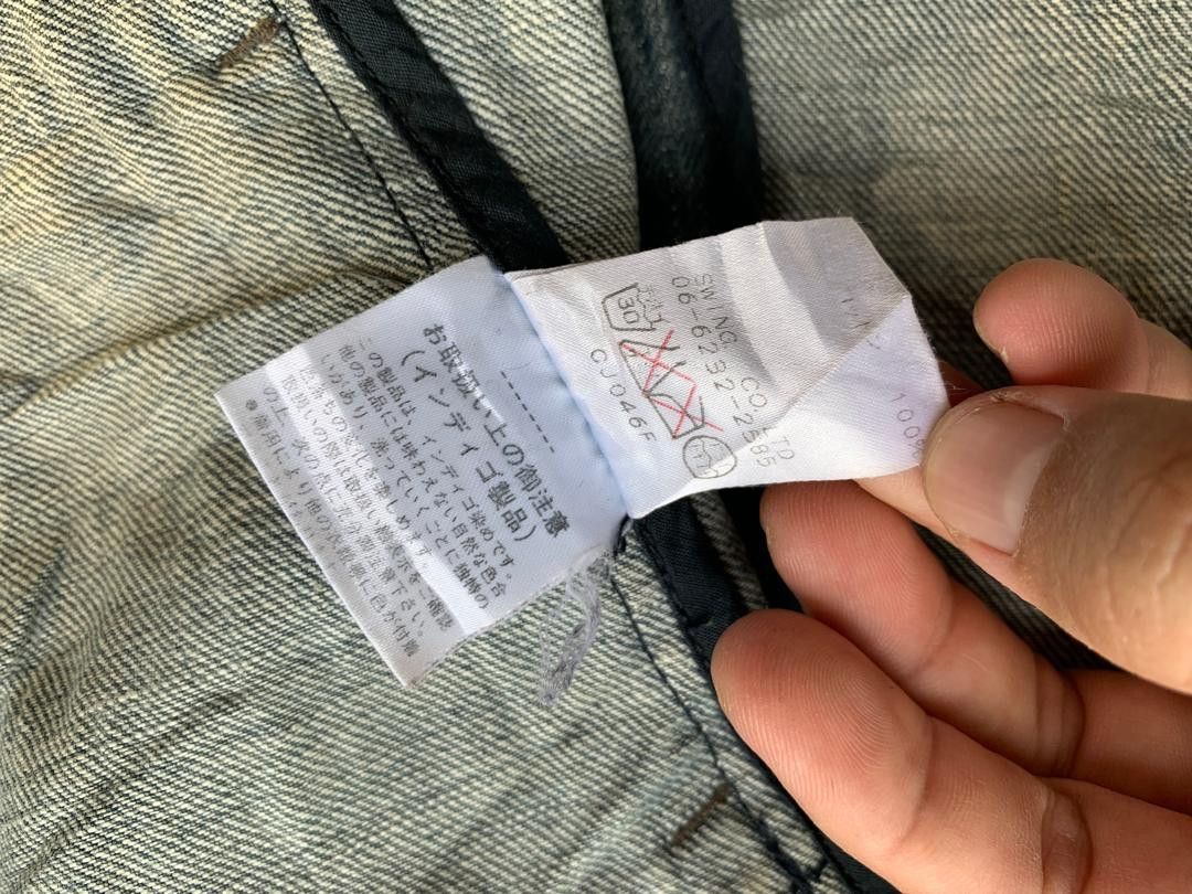 Japanese Brand Vintage ''Chi Sono'' Denim Jacket Size S / US 4 / IT 40 - 8 Thumbnail