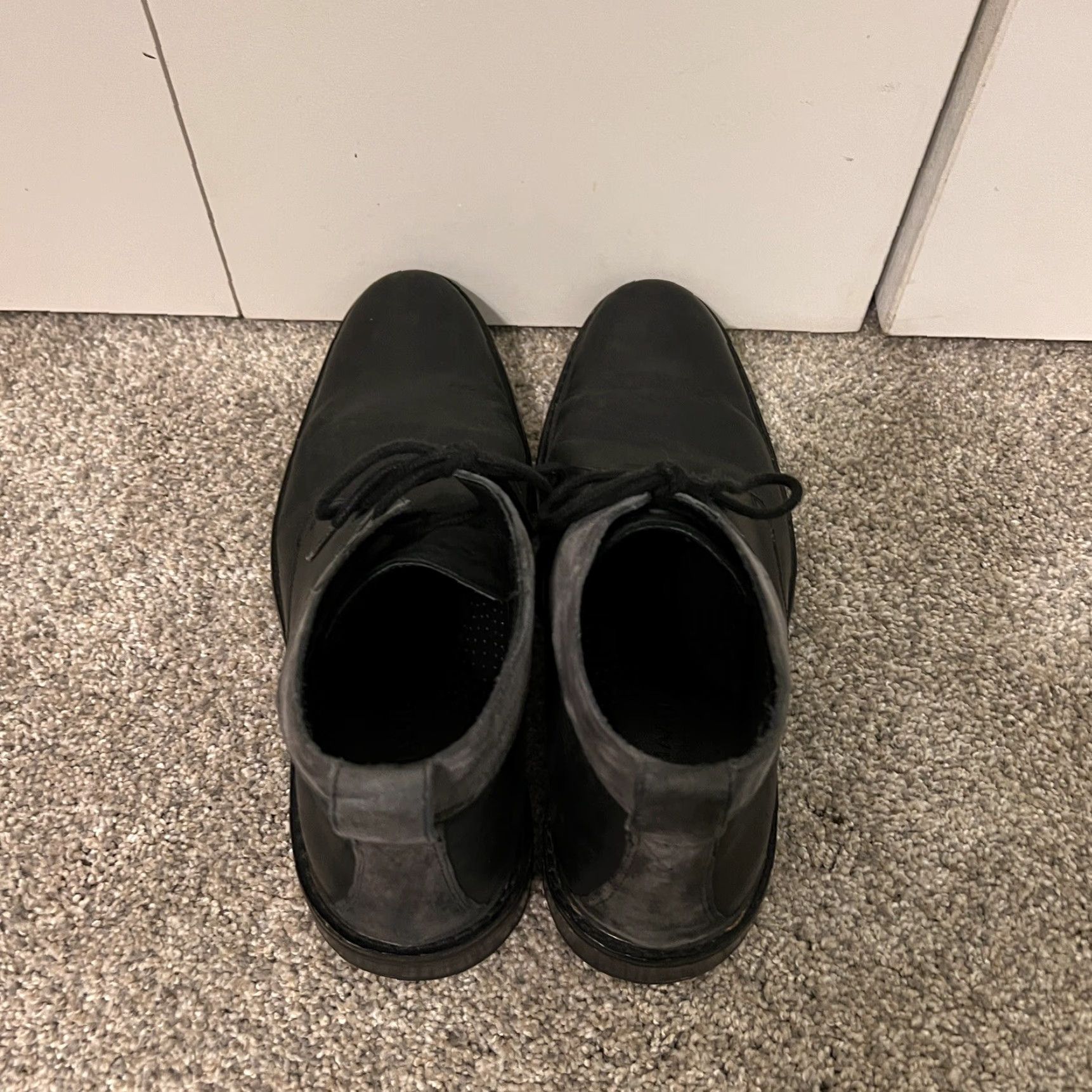 Cole Haan VINTAGE Cole Haan Leather Boots Chukka Ankle Size 8.5 M Men Black Casual Dress Size US 8.5 / EU 41-42 - 7 Thumbnail