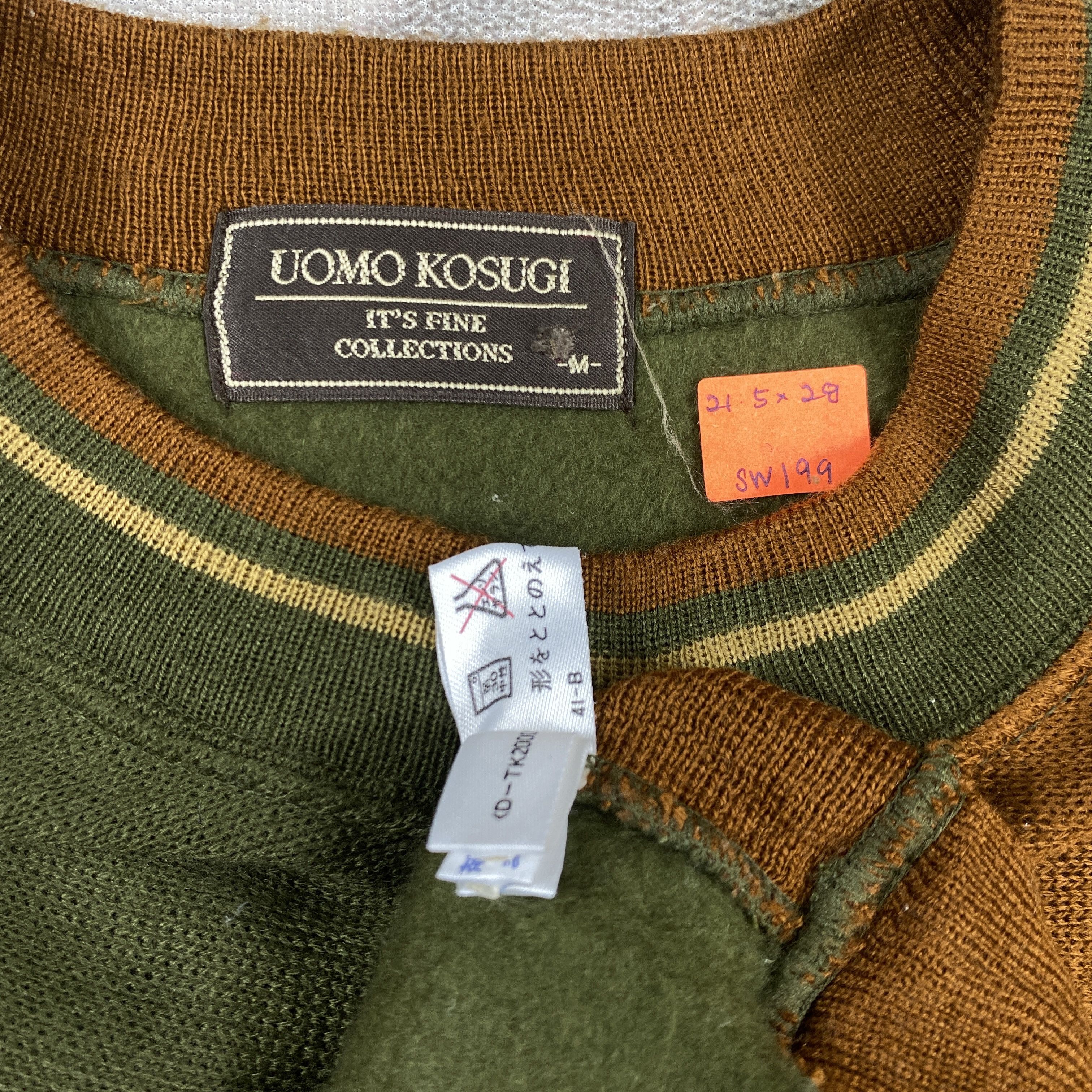 Japanese Brand Japanese Uomo Kosugi Crewneck Sweatshirt - SW199 Size US M / EU 48-50 / 2 - 7 Thumbnail