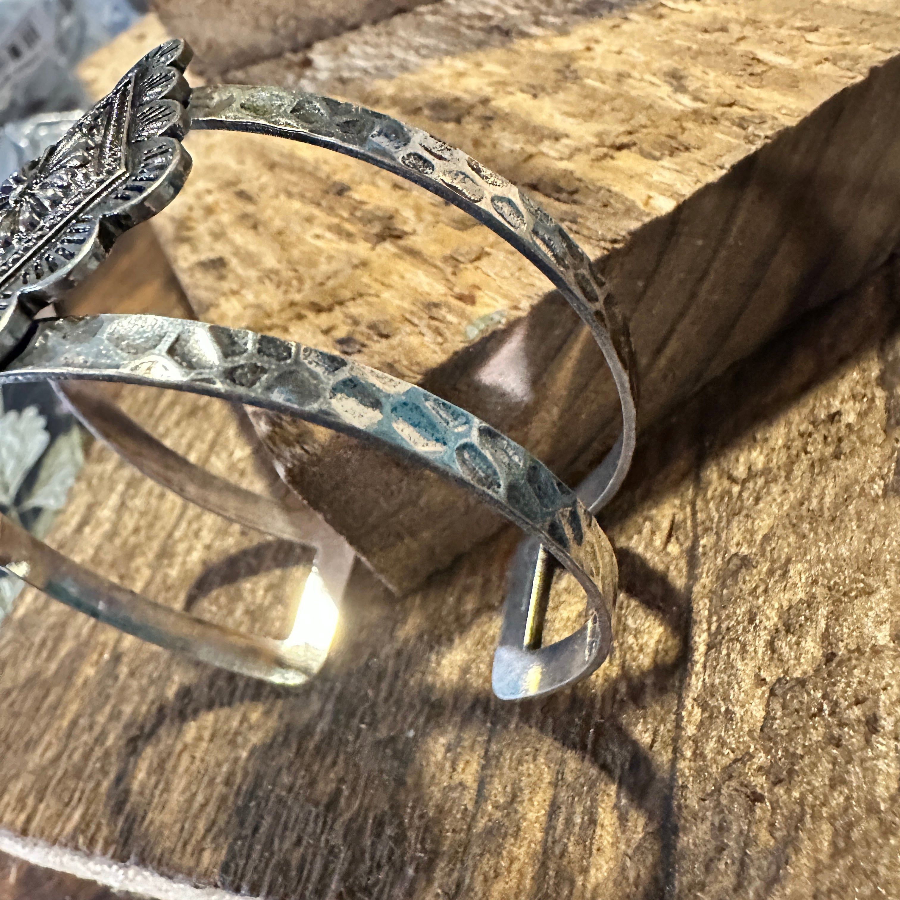 Other Boho Vintage Chic Southwestern Concho Open Cuff Bracelet, Gi Size ONE SIZE - 5 Thumbnail