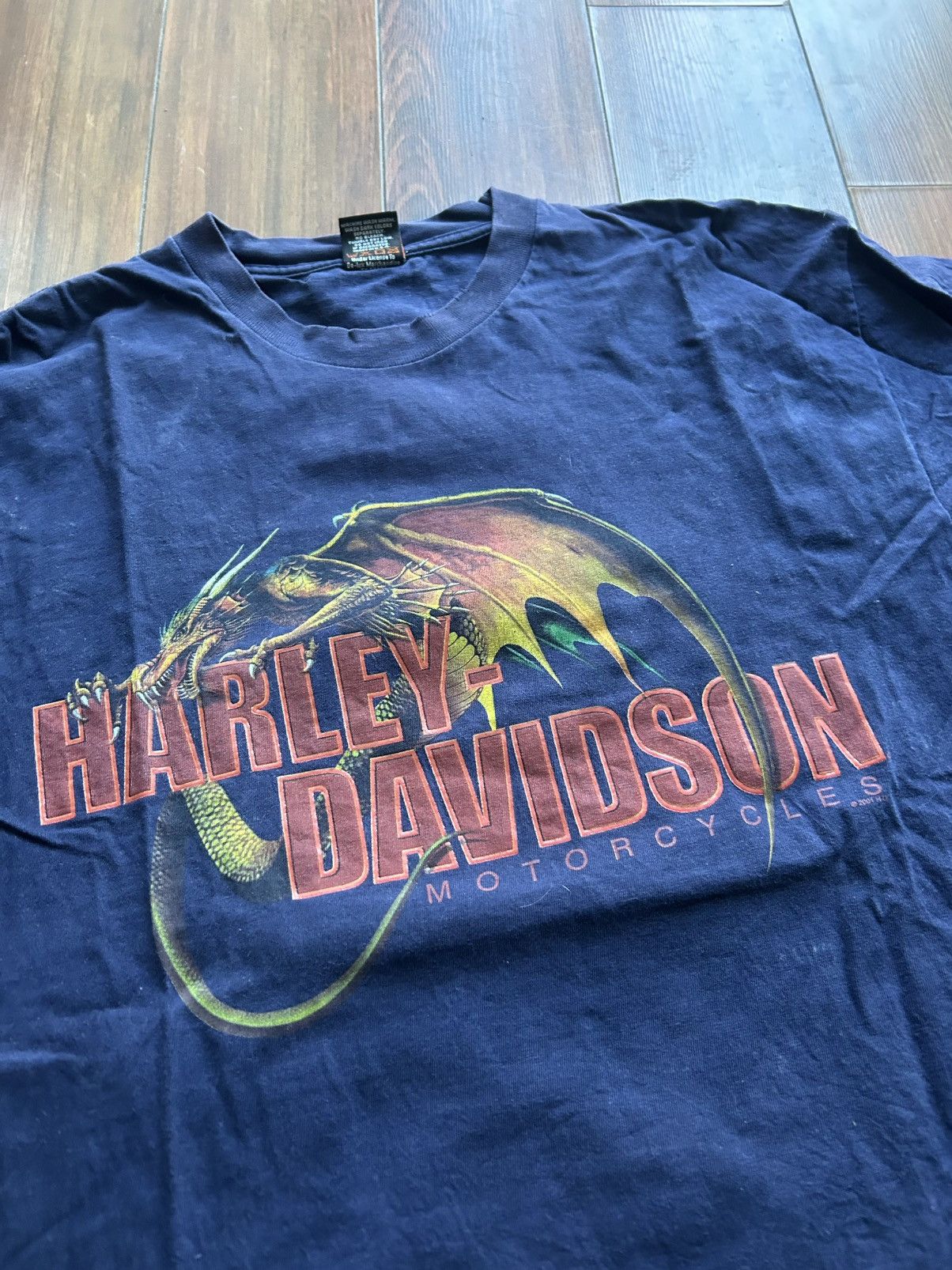 Harley Davidson Harley-Davidson 2001 Dragon T-Shirt XL Size US XL / EU 56 / 4 - 3 Thumbnail