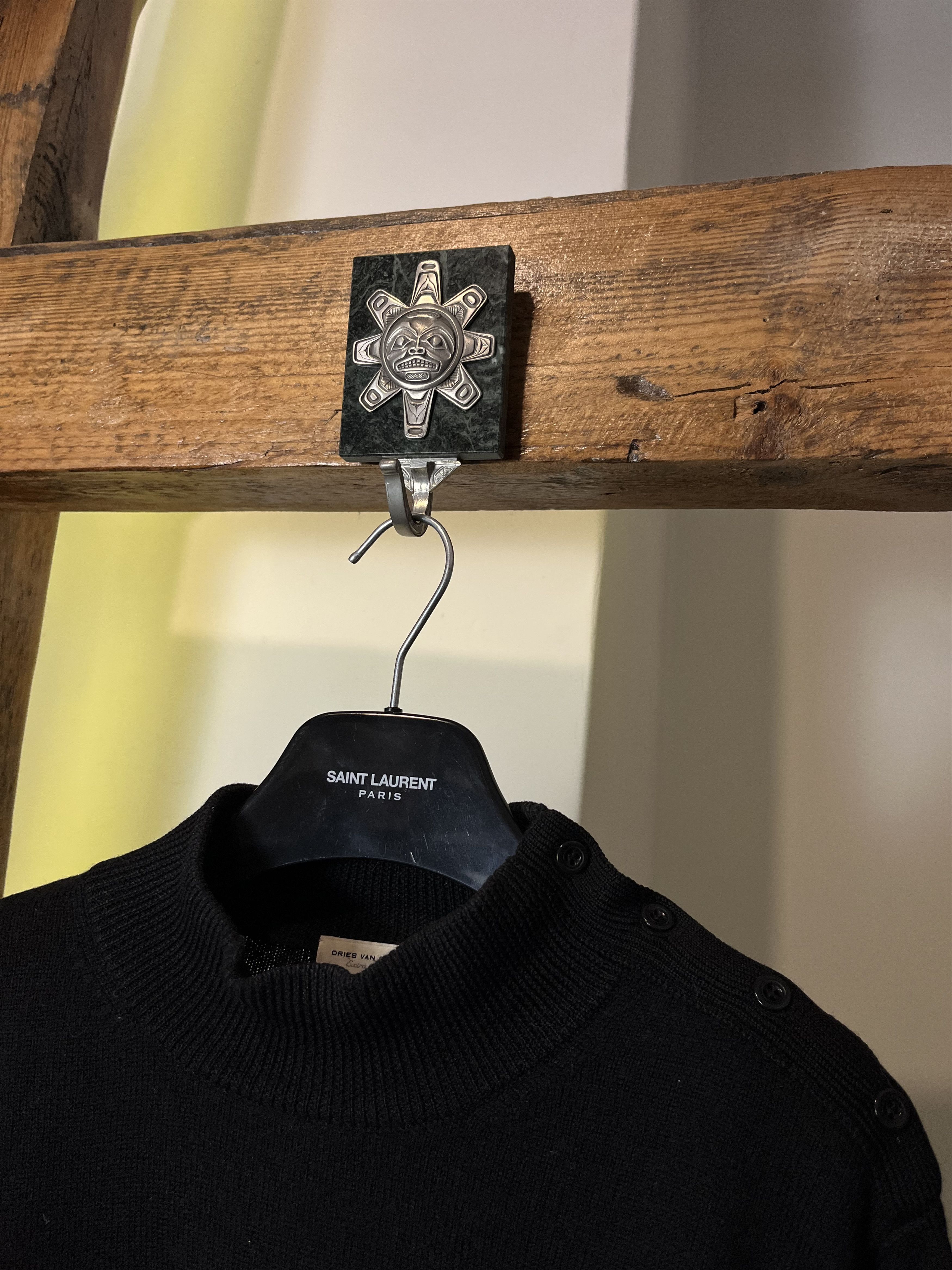 Designer × Dries Van Noten × Japanese Brand Dries Van Noten Archive Black Buttons Merino Wool Knitwear Size US XL / EU 56 / 4 - 3 Thumbnail