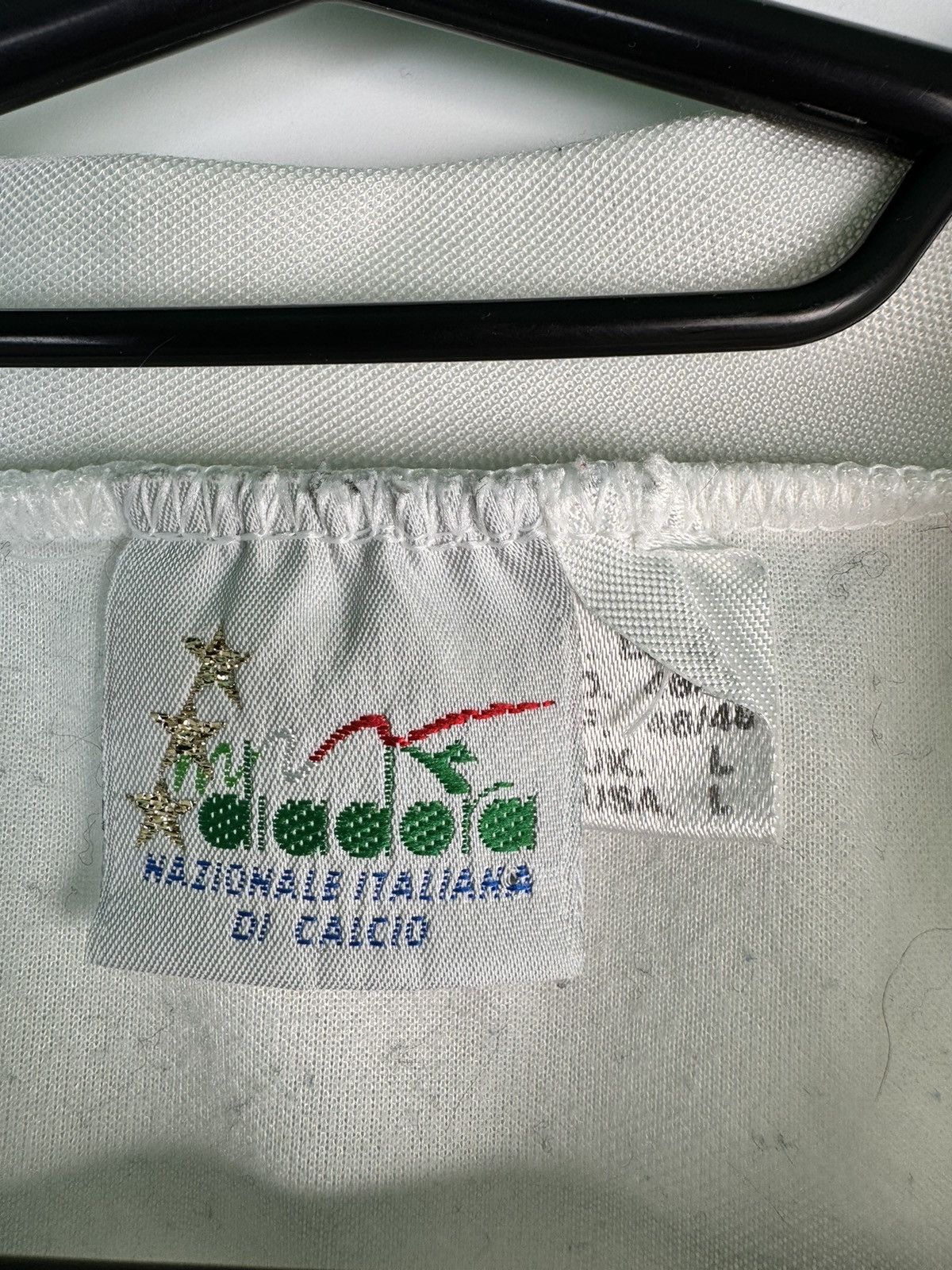 Diadora × Vintage 1990-91 Italy National Team Diadora Training Shirt Rare L Size US L / EU 52-54 / 3 - 3 Thumbnail
