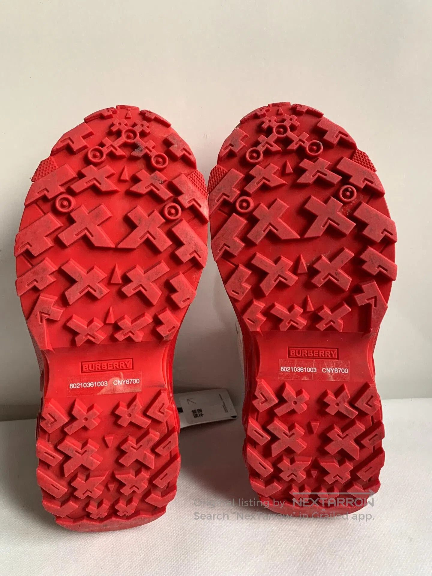 Burberry Burberry Arthur Red Dad Shoes. Size US 5 / IT 35 - 9 Thumbnail
