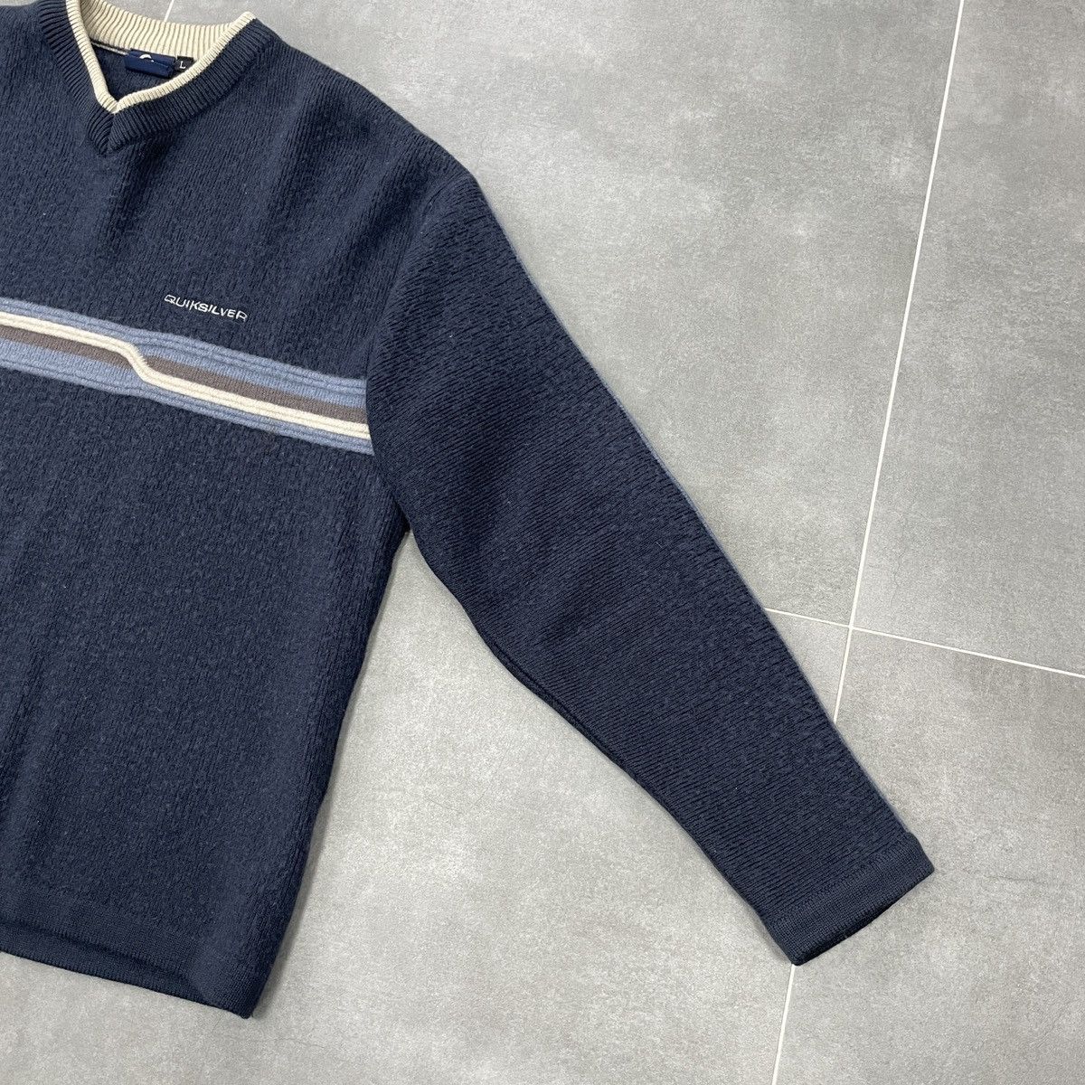 Quiksilver × Vintage Vintage Quiksilver Wool Sweater Size L Size US L / EU 52-54 / 3 - 7 Thumbnail