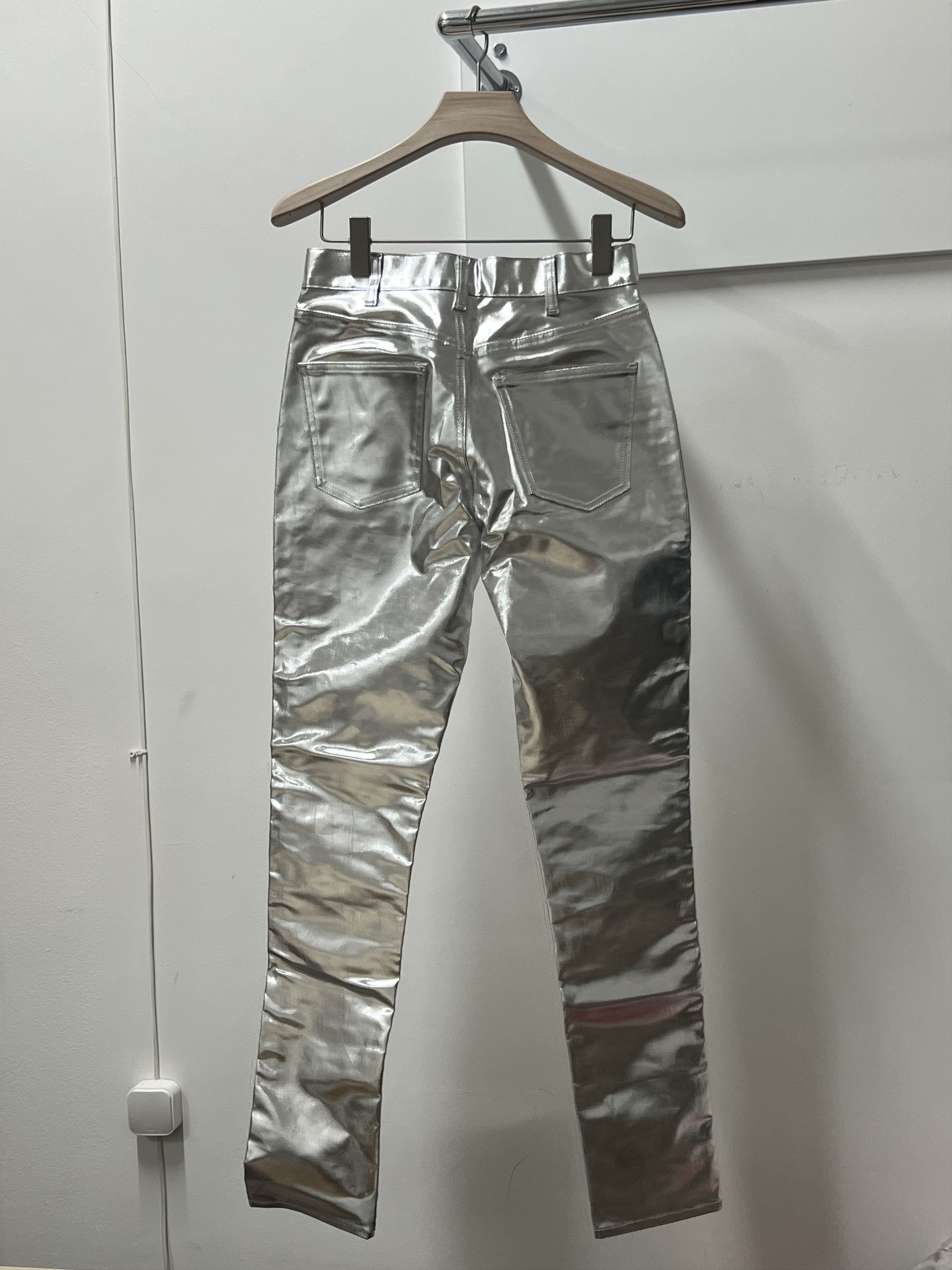 Celine Celine metallic pants Size 28" / US 6 / IT 42 - 3 Thumbnail