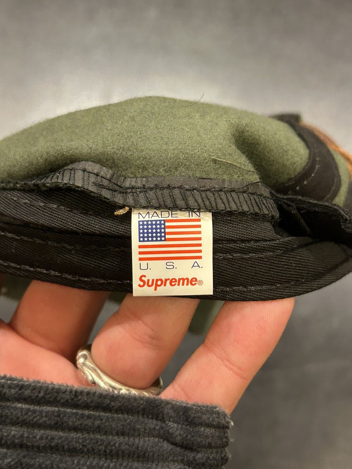 Supreme Supreme Loro Piana Camp Cap Green Size ONE SIZE - 6 Thumbnail