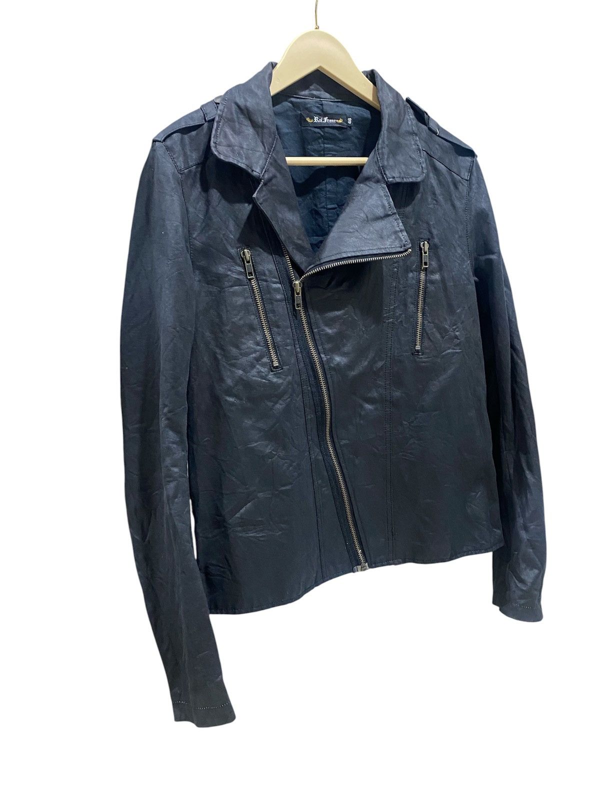 If Six Was Nine Roi Franc Double Collar Leather Jacket Size US S / EU 44-46 / 1 - 5 Thumbnail