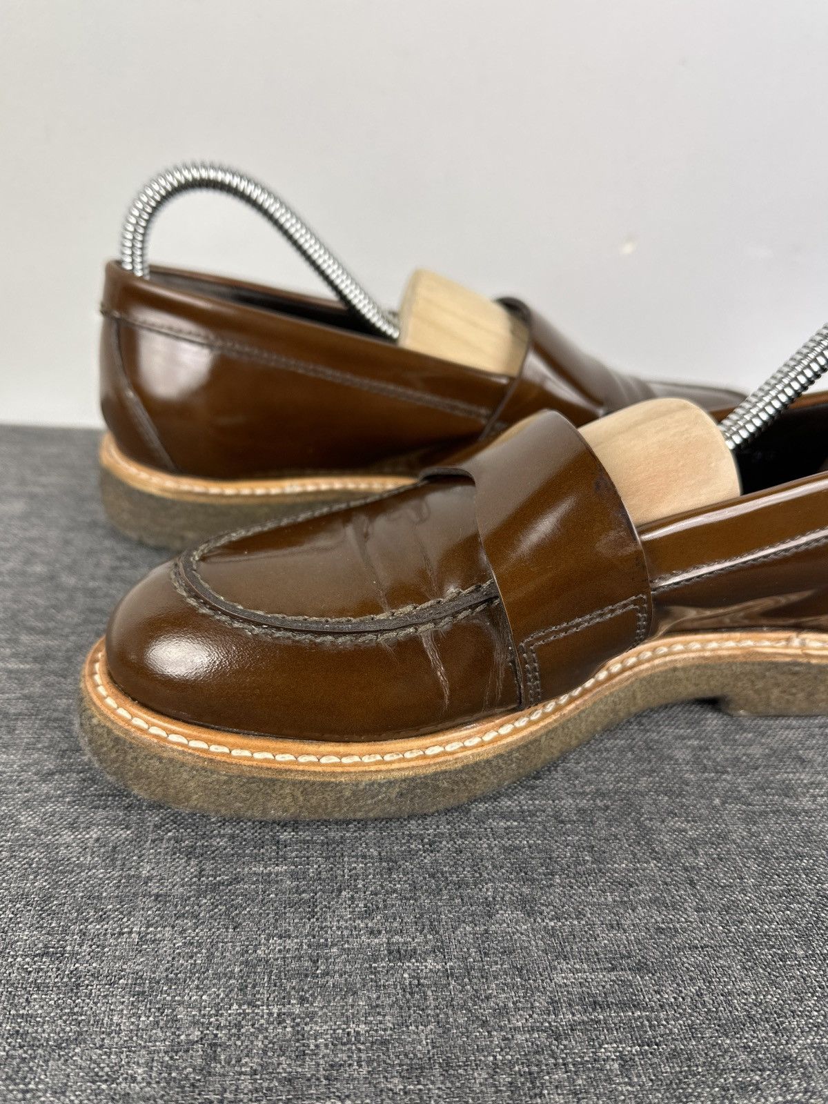 AGL AGL Attilio Giusti Leombruni Patent Leather Loafers Women’s Size US 6 / IT 36 - 12 Thumbnail