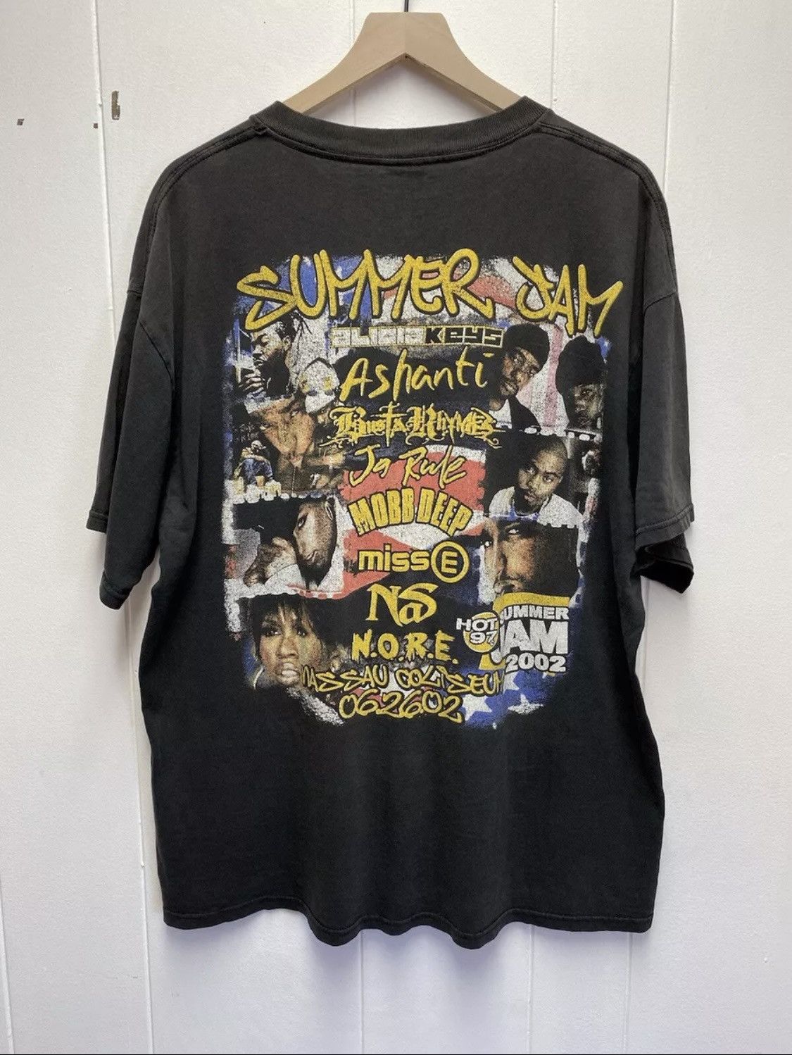 Vintage Vintage 2002 hot 97 summerjam rap tee shirt Size US XL / EU 56 / 4 - 2 Thumbnail