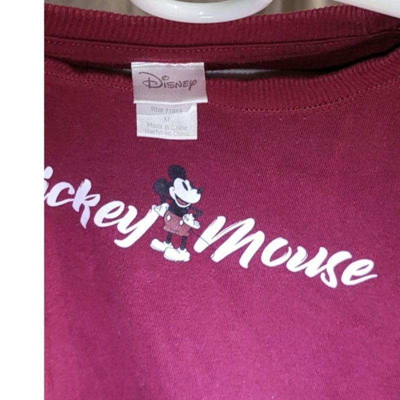 Disney Disney Juniors Mickey Mouse Cropped Sweatshirt Red Size M Size M / US 6-8 / IT 42-44 - 2 Thumbnail