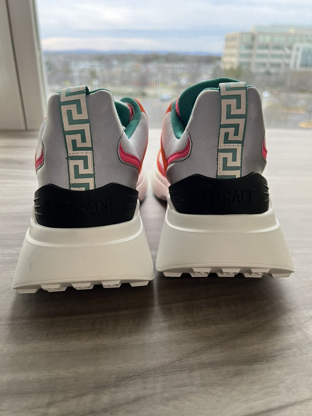 Versace Versace Low Top Multicolor Trainer WORN ONCE size 9.5 Womens Size US 9.5 / IT 39.5 - 4 Thumbnail